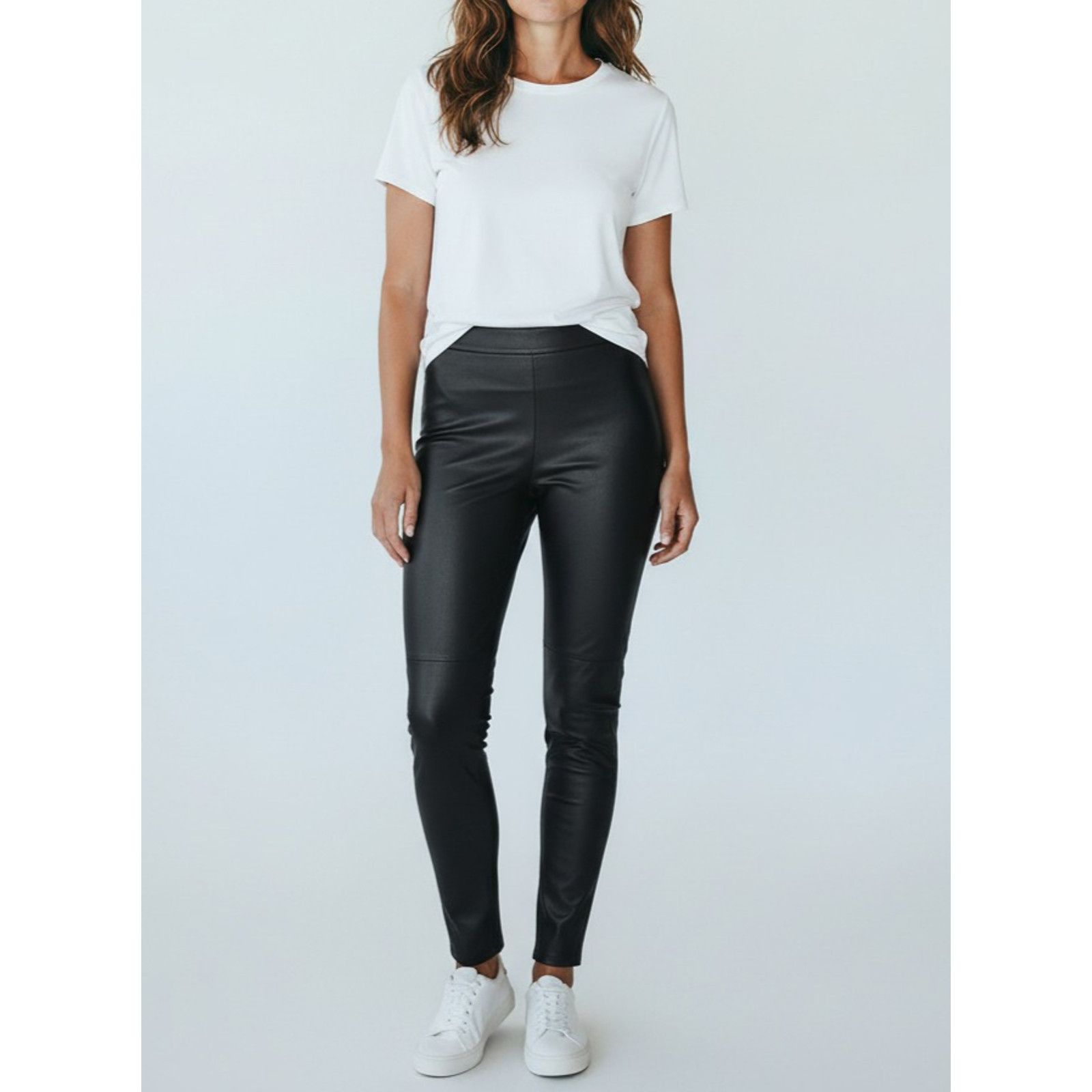 Theory THEORY Adbelle L2 Bristol Leather Leggings Pants Sz 2 $995 Size 26" / US 2 / IT 38 - 3 Thumbnail