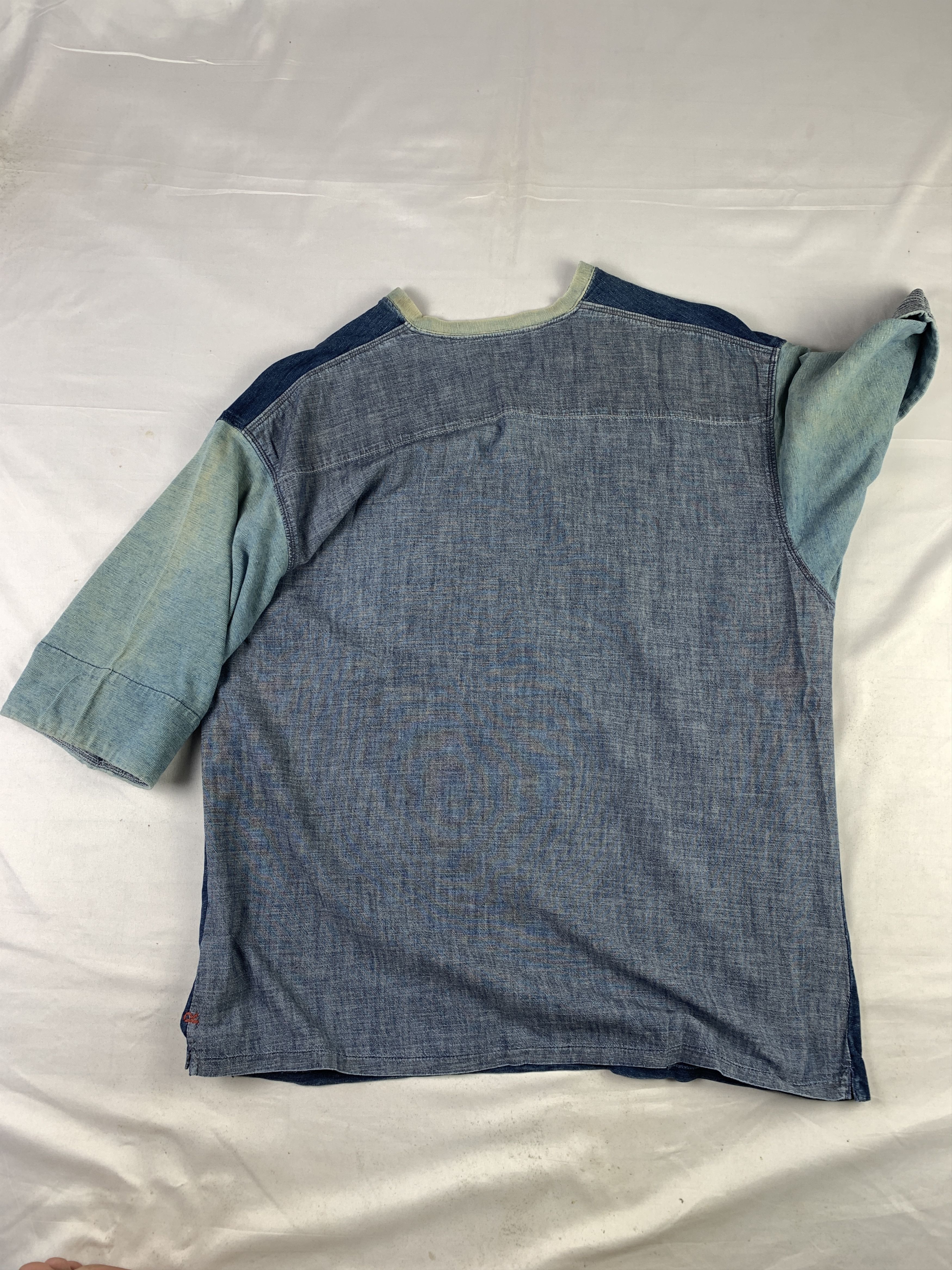 45rpm 45rpm Indigo Dyed Multicolour V-neck Tee (XL) Size US XL / EU 56 / 4 - 2 Thumbnail