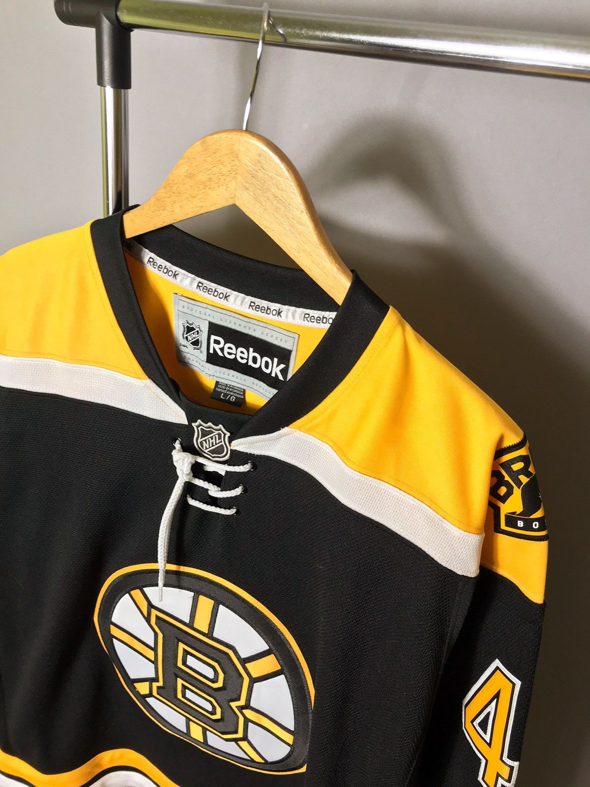 Reebok Reebok NHL Boston Bruins Torey Krug #47 Hockey Jersey 2014 Size US L / EU 52-54 / 3 - 2 Thumbnail