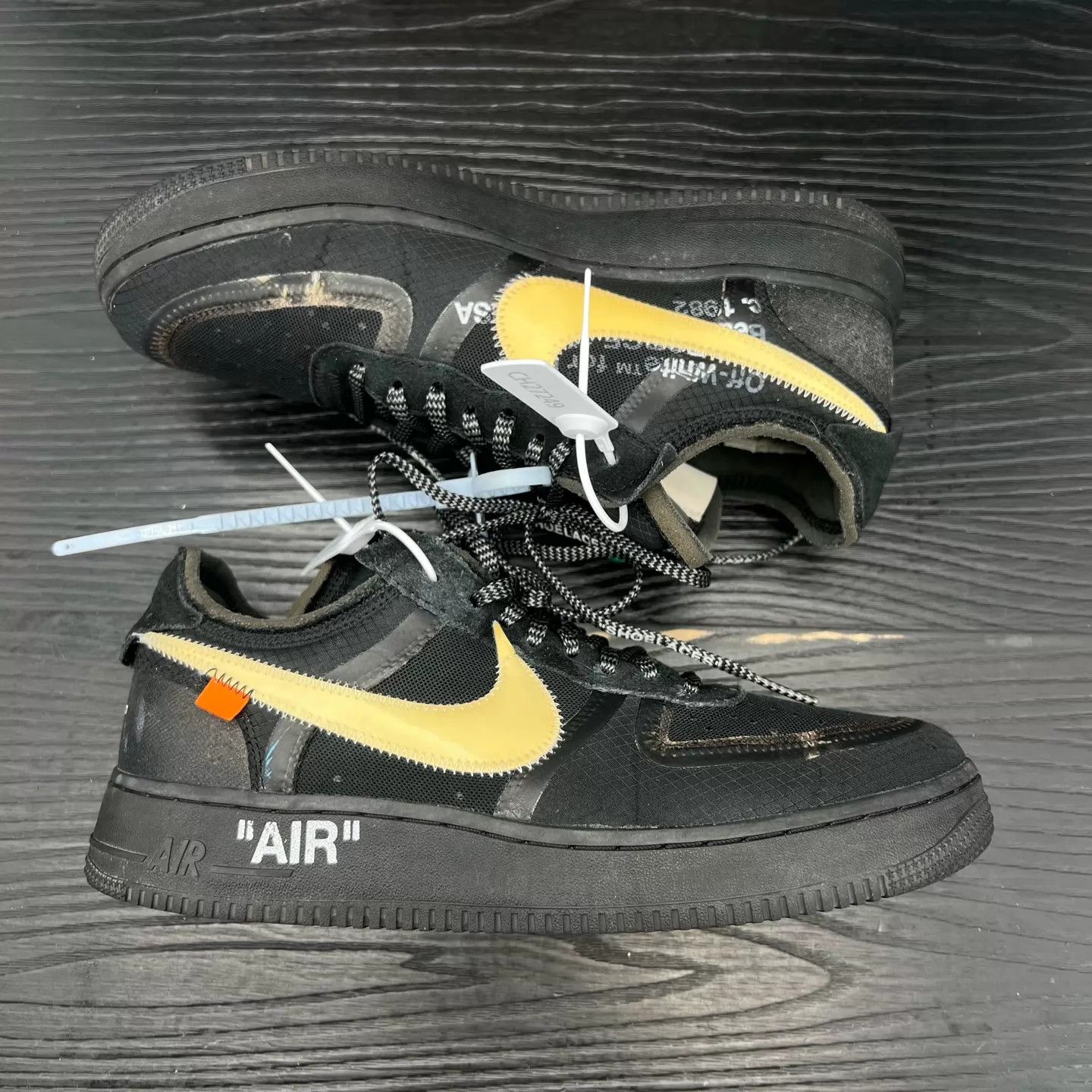 Nike OW AF1 Black 44 New Boxed Size US 10 / EU 43 - 5 Thumbnail