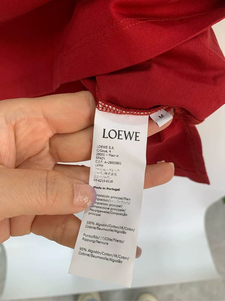 Loewe LOEWE Red short sleeves Size M / US 6-8 / IT 42-44 - 4 Thumbnail