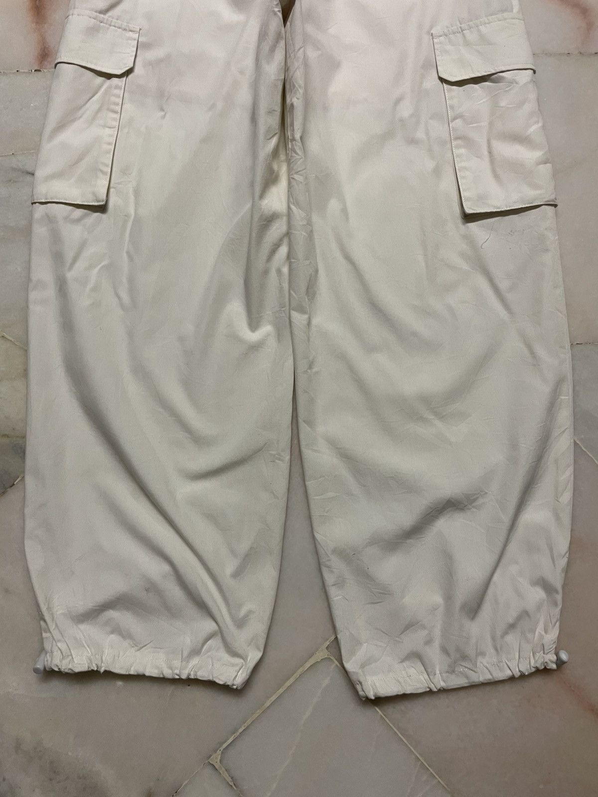 GU Yohji Yamamoto Ballon Baggy Parachute White By GU Size US 28 / EU 44 - 13 Thumbnail
