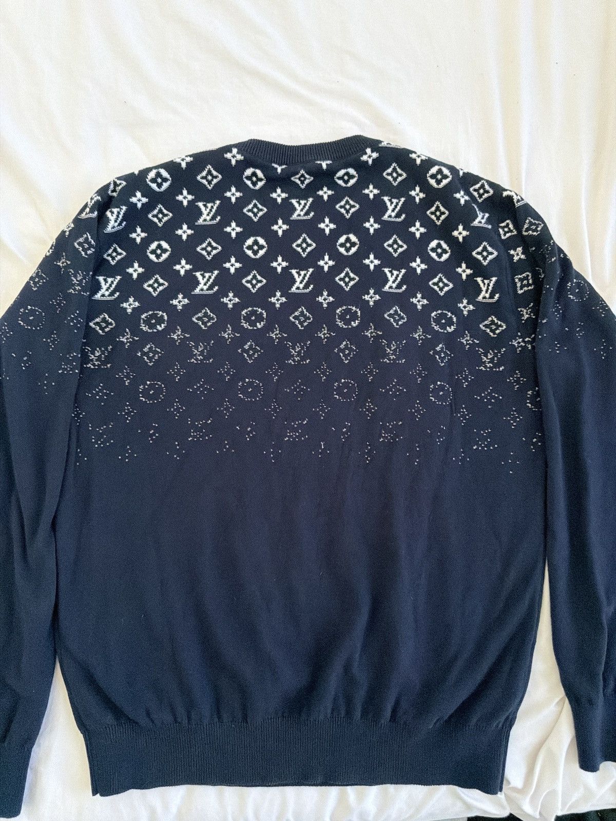 Louis Vuitton Louis Vuitton Navy Blue Gradient Long Sleeve Size US XS / EU 42 / 0 - 3 Thumbnail