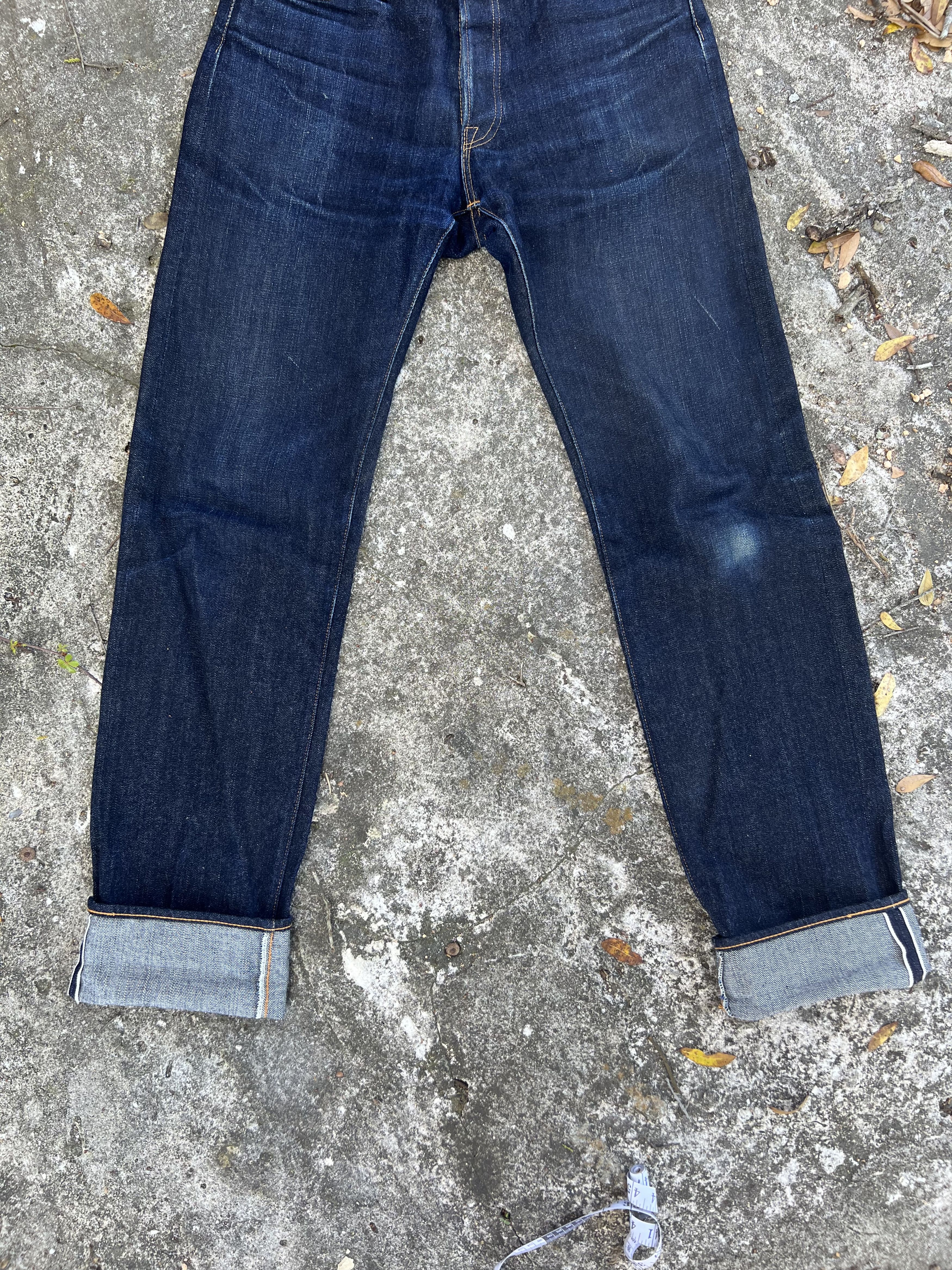 The Flat Head The Flat Head 3009 Made In Japan 14.5oz Selvedge Jeans 33x36 Size US 33 - 14 Thumbnail