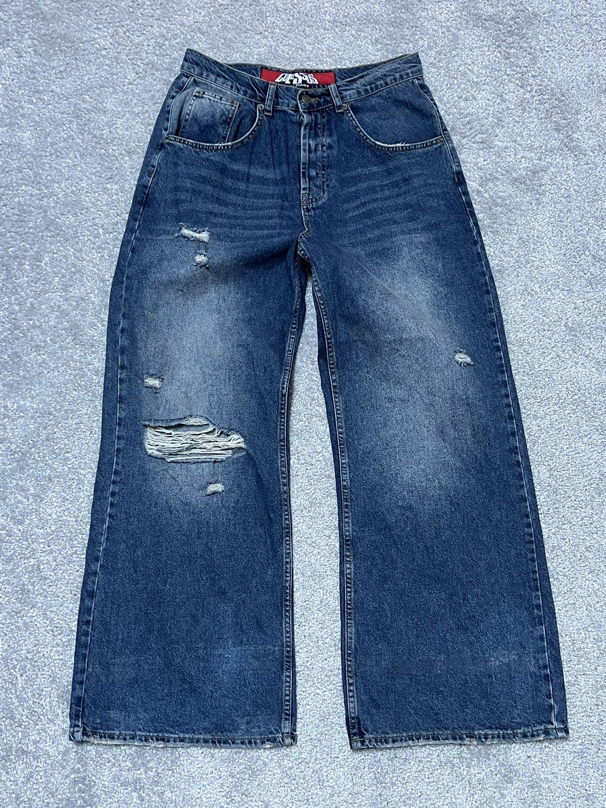 Jaded London Jaded London Colossus Wide Leg Baggy Jeans Size 32 Size US 32 / EU 48 - 1 Thumbnail