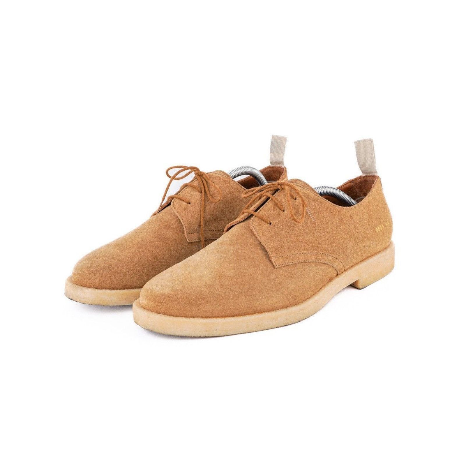 Common Projects Cadet Suede Leather Derby Shoes in Brown, Men's (Size 11)