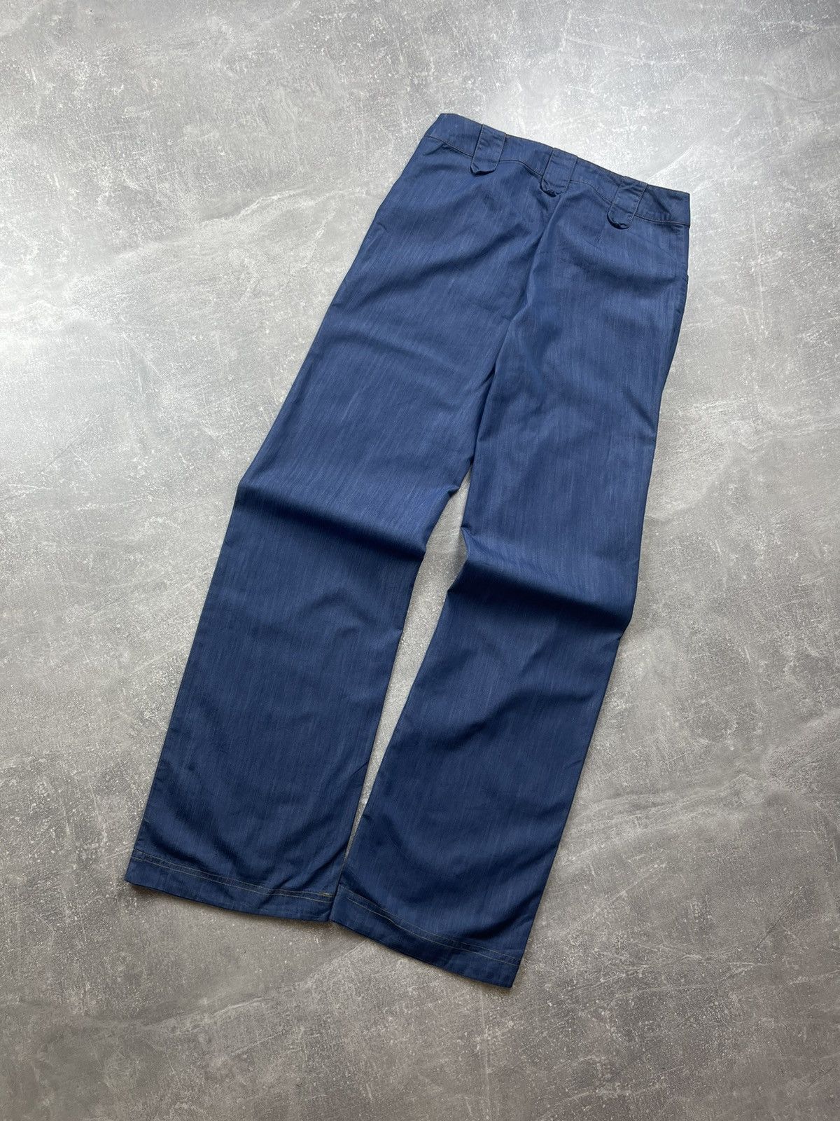 Versace × Vintage Versace Jeans Couture Vintage Flared Y2K 00s Pants Size 27" / US 4 / IT 40 - 8 Thumbnail