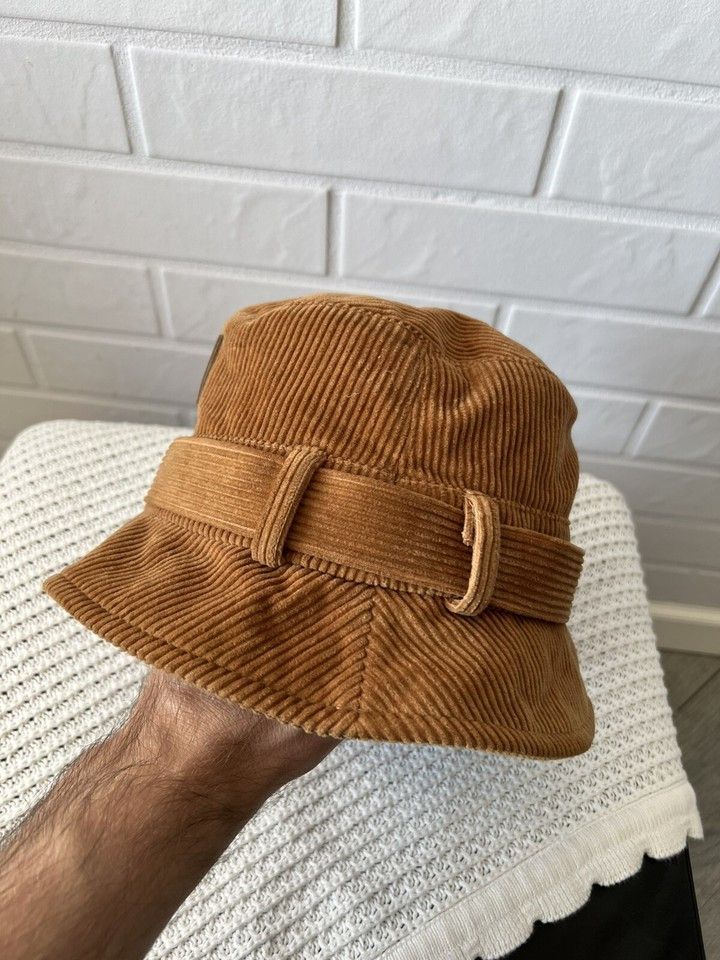 Dolce & Gabbana Dolce & Gabbana Hat Velveteen Fur Cotton Brown Size M Size ONE SIZE - 6 Thumbnail