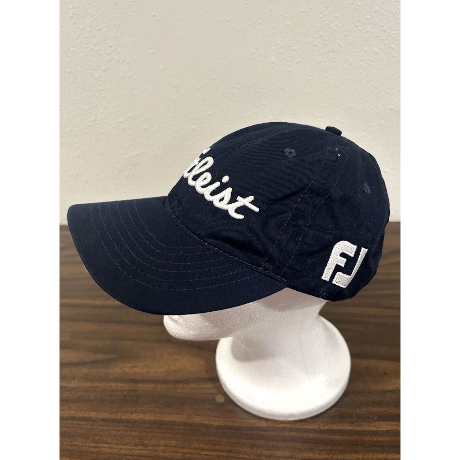 Titleist Titleist Golf Hat Cap Navy Adjustable Strapback Embroidered Logo Men One Size Blue Size ONE SIZE - 3 Thumbnail
