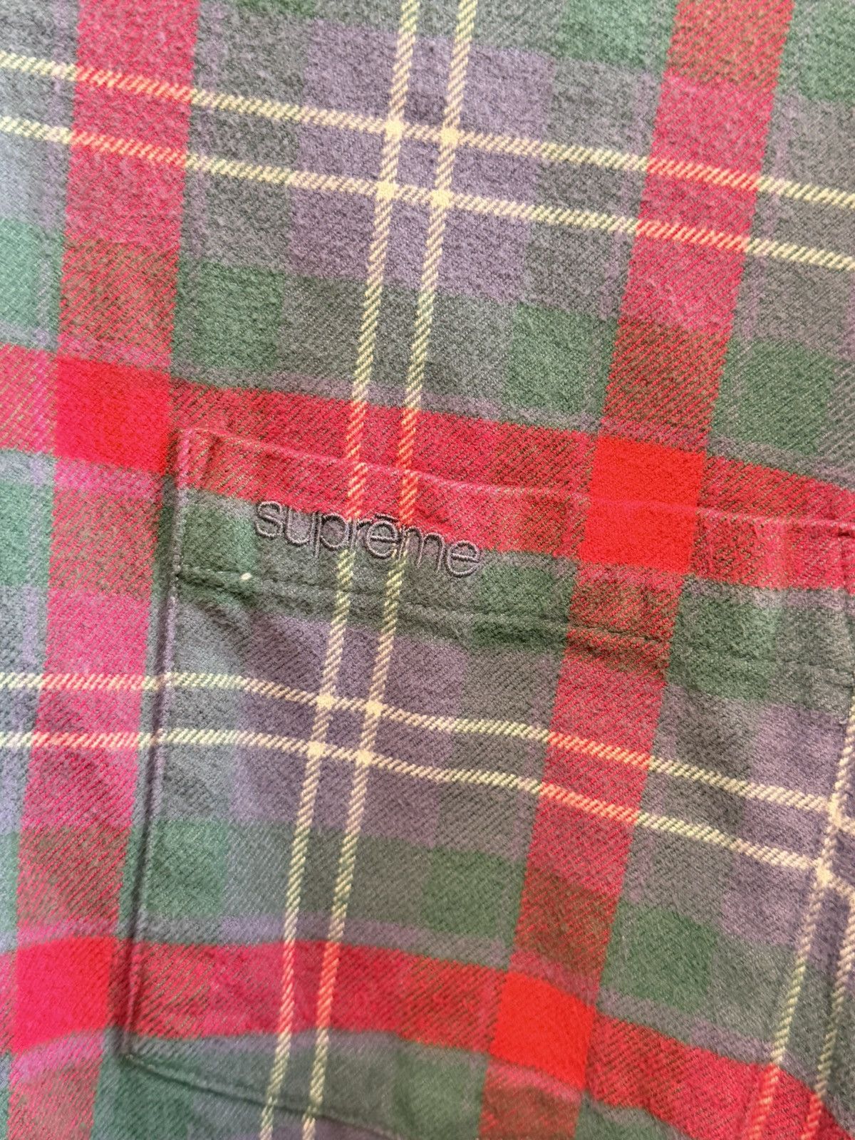 Supreme Supreme Plaid Longsleeve Button Up Size US L / EU 52-54 / 3 - 3 Thumbnail