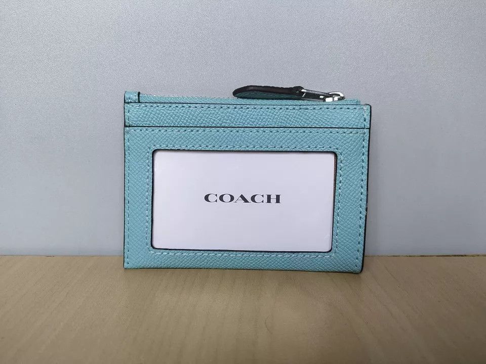 Coach Coach Women's Cross grain Leather Key Ring Pouch T-0011 Size ONE SIZE - 6 Thumbnail