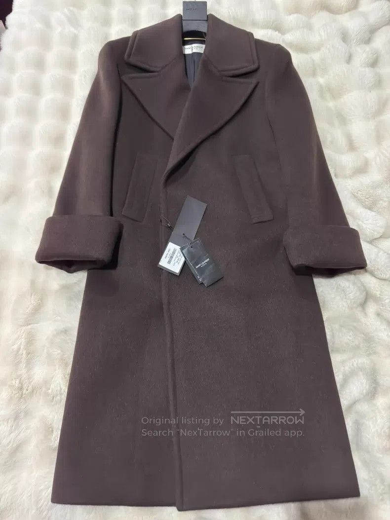 Saint Laurent Paris Saint Laurent Paris Goat Cashmere Women's Coat Size S / US 4 / IT 40 - 1 Thumbnail