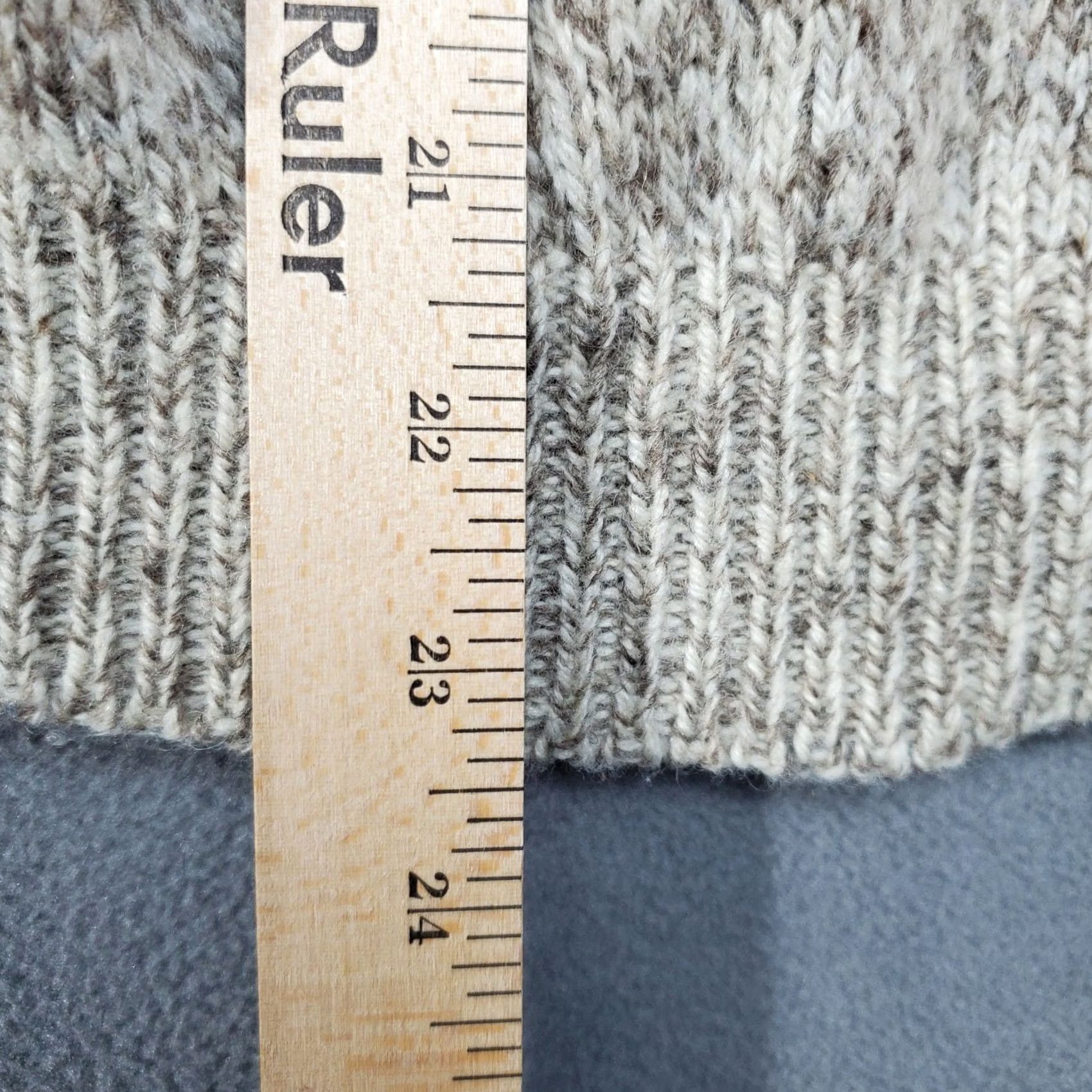 Lands' End Vintage Lands' End Sweater Women Large Beige Fair Isle Wool Blend Y2K Style - USA Knit - Long Sleeve Size L / US 10 / IT 46 - 8 Thumbnail