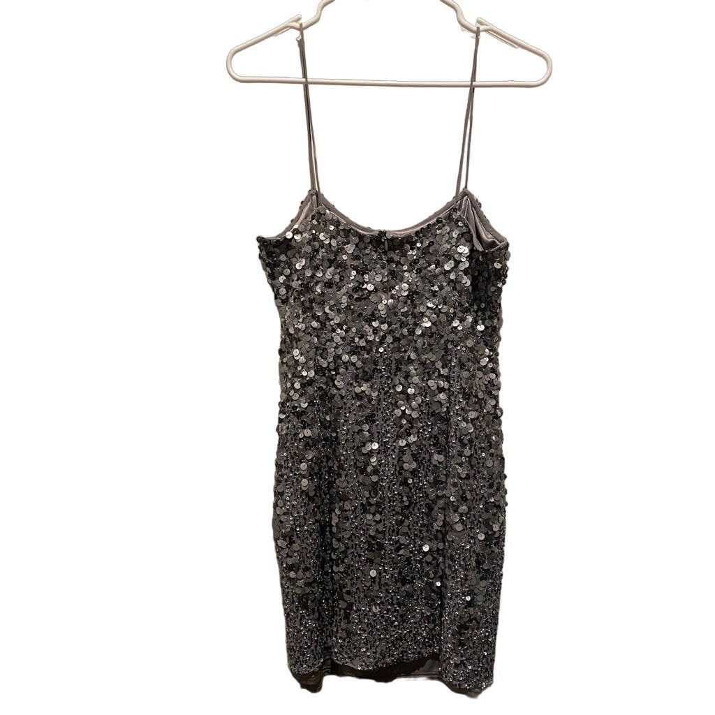 Adrianna Papell Adriana Papell Spaghetti Strap Sequin Occasion Mini-dress 10 Size L / US 10 / IT 46 - 3 Thumbnail