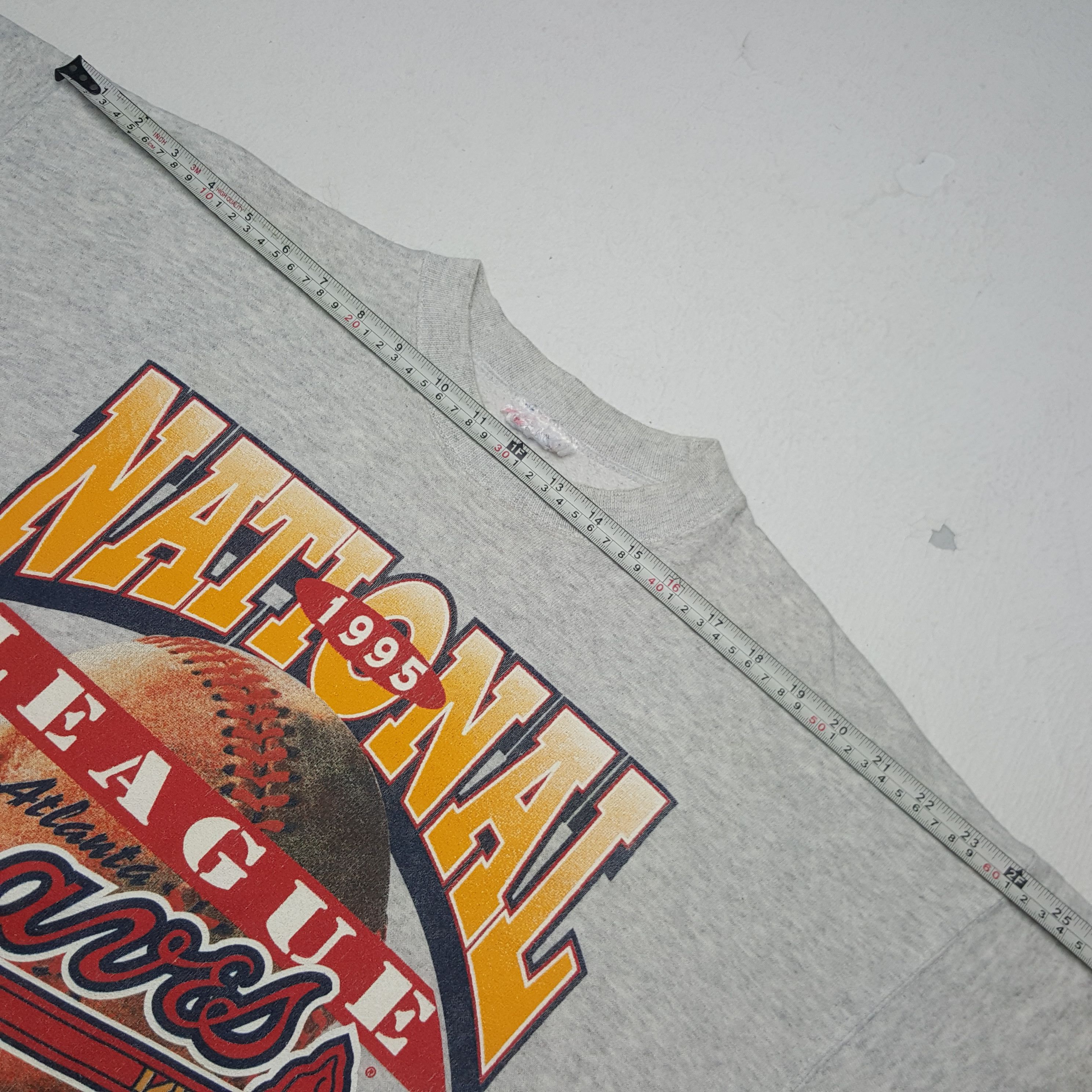 MLB × Vintage Vintage 90's Atlanta Braves Baseball Team Sweatshirt Size US L / EU 52-54 / 3 - 5 Thumbnail