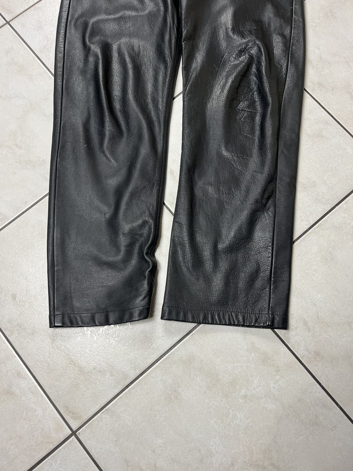 Leather × Vintage Vintage Conwell 32x32 leather classic pants trousers Size US 32 / EU 48 - 8 Thumbnail