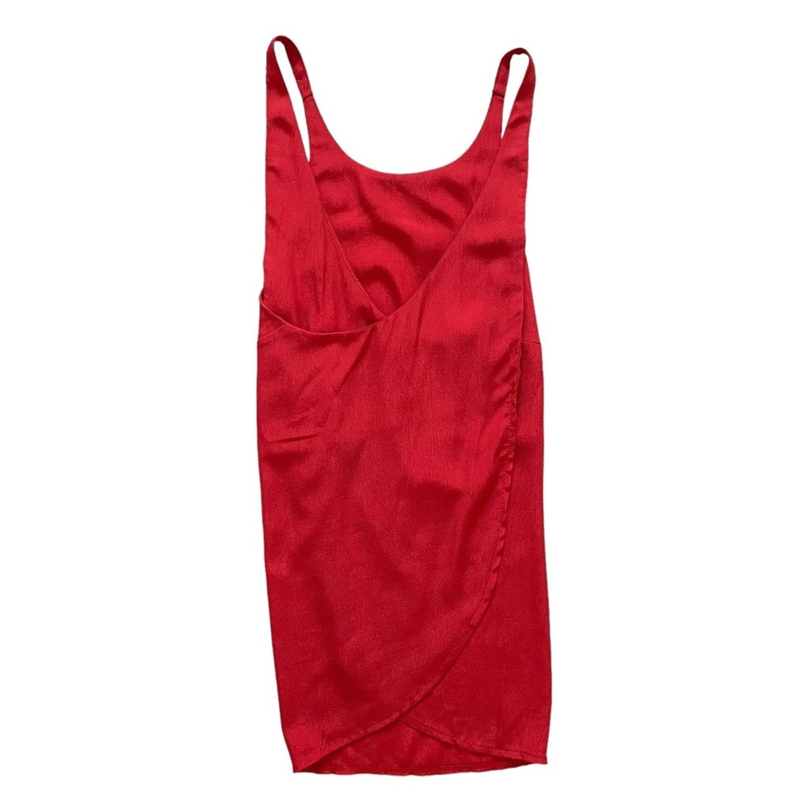 Reformation Reformation Halter-Neck Open Wrap Back Red Sleeveless Top Size XS / US 0-2 / IT 36-38 - 4 Thumbnail