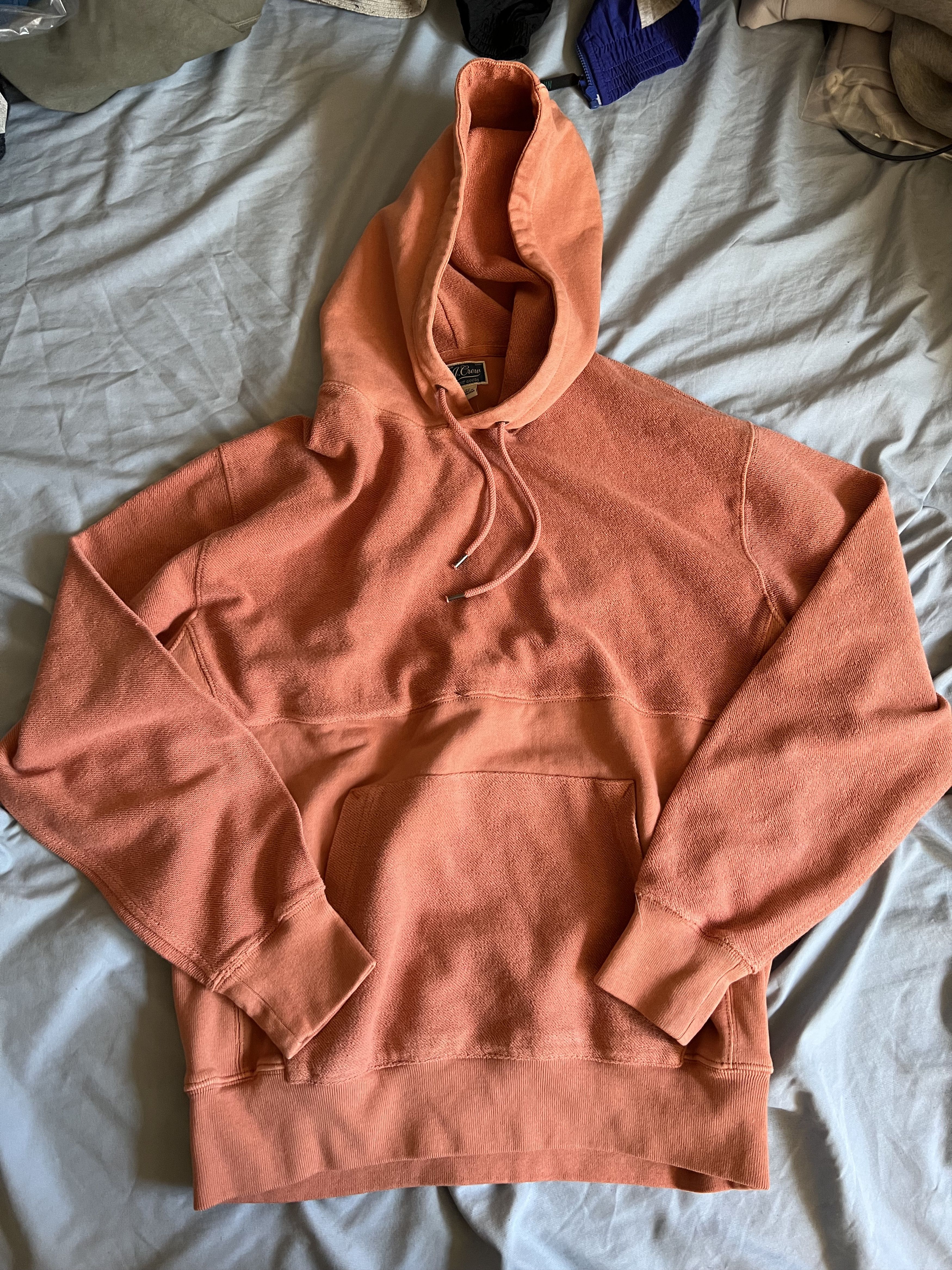 J.Crew J. Crew french terry hoodie orange medium $85 Size US M / EU 48-50 / 2 - 1 Thumbnail