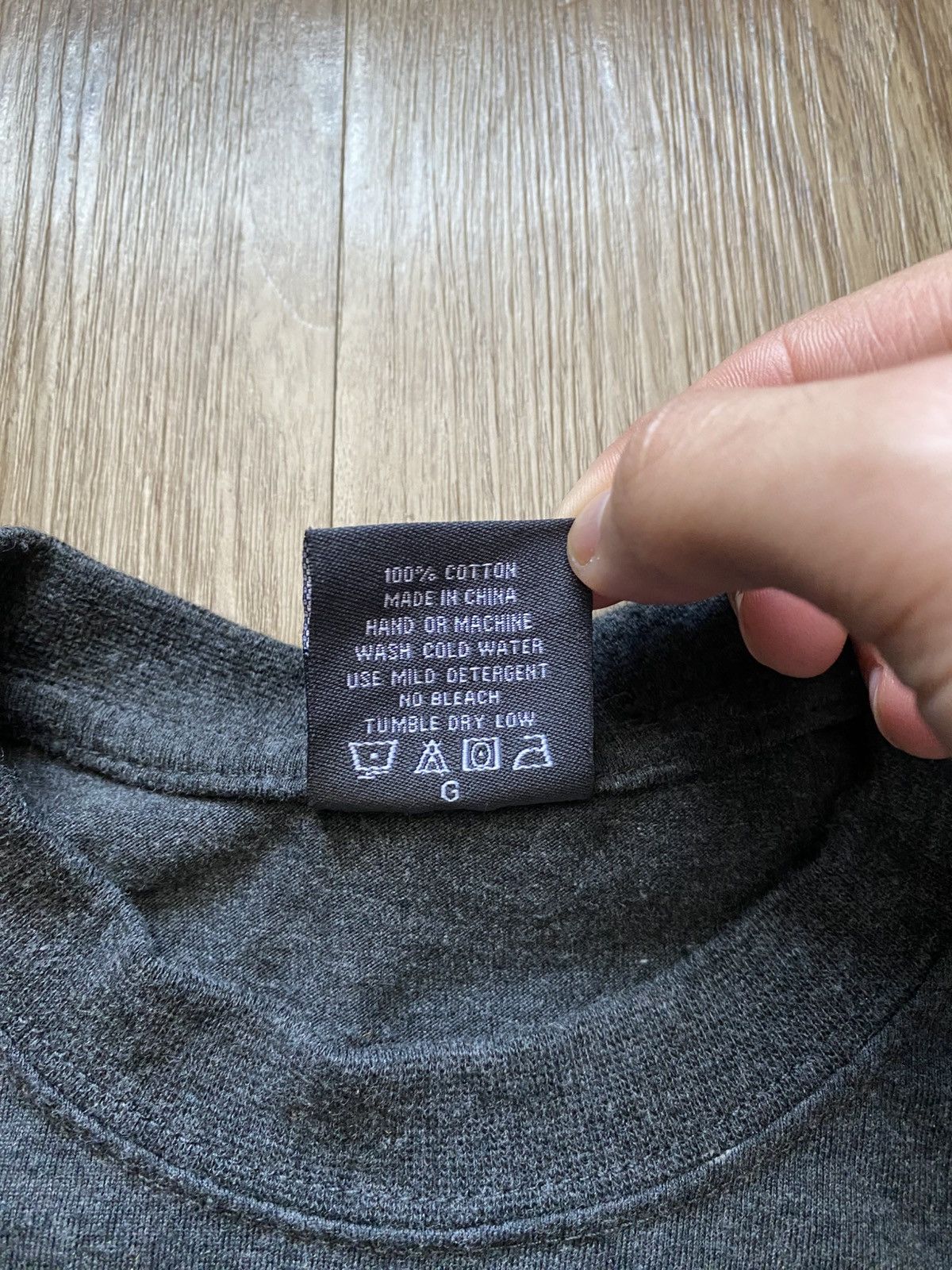 Unsound Rags Vintage 00s Grey Blank Tee Size US S / EU 44-46 / 1 - 5 Thumbnail