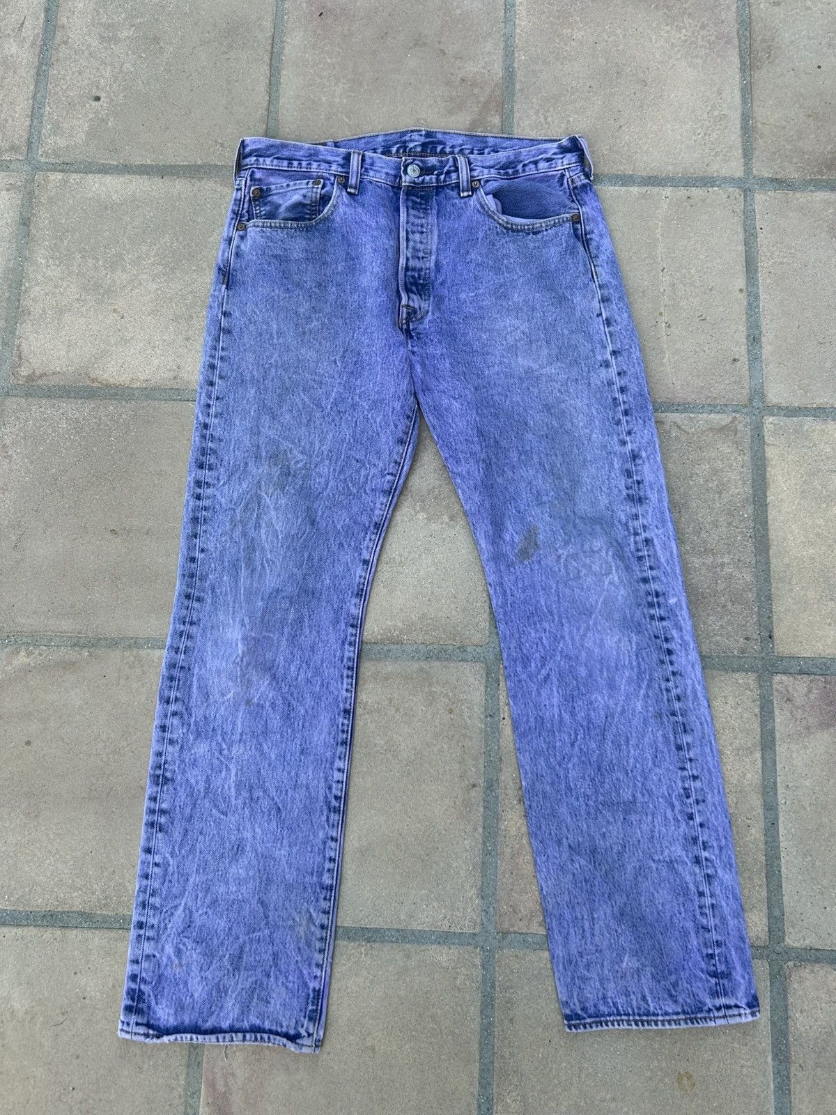 Levi's Levi’s purple 501 jeans Size US 34 / EU 50 - 1 Thumbnail