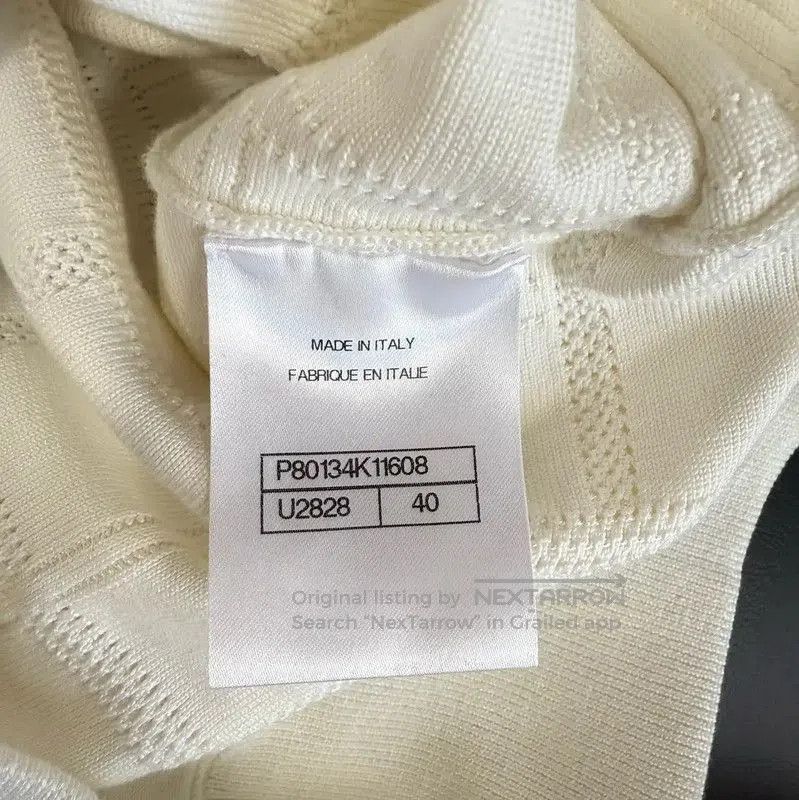 Chanel Chanel White Cotton Women's Jacket . Size L / US 10 / IT 46 - 8 Thumbnail