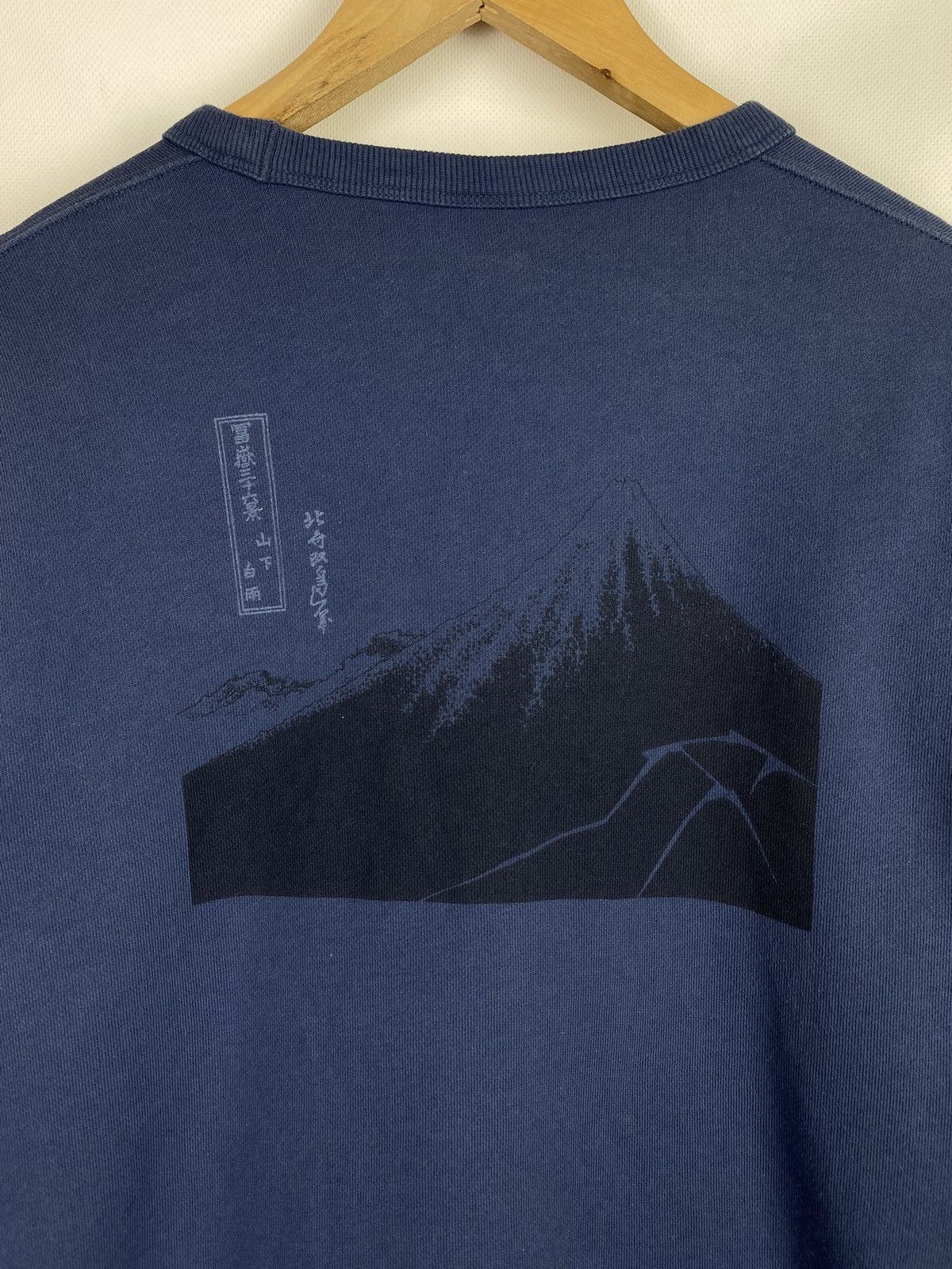Japanese Brand × Uniqlo Uniqlo Hokusai Blue Japanese style sweatshirt pullover Size US M / EU 48-50 / 2 - 22 Thumbnail