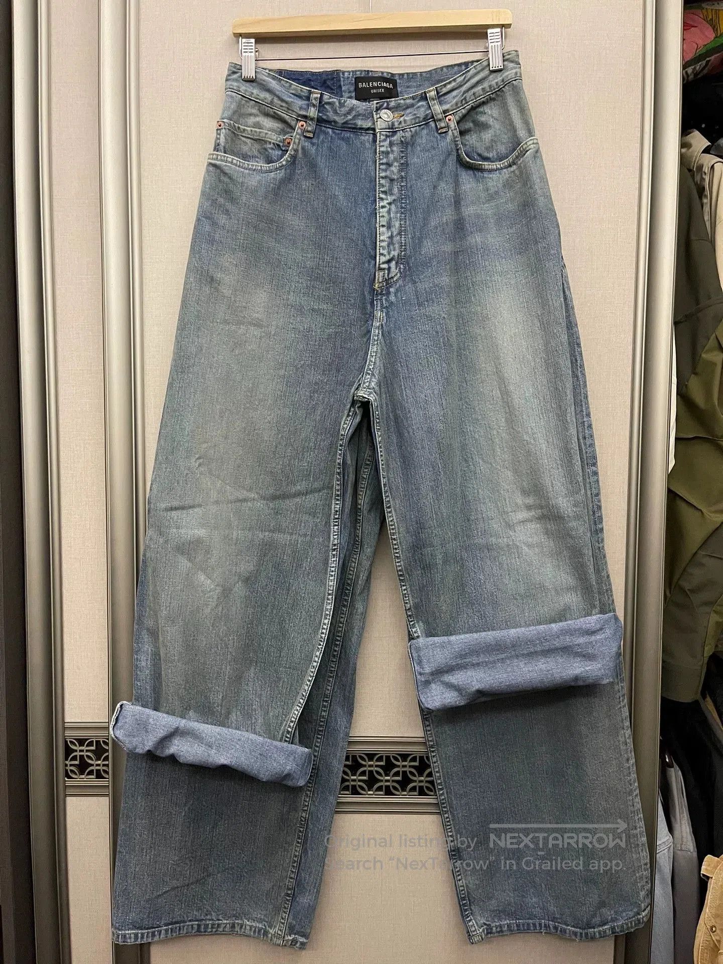 Balenciaga balenciaga baggy wide. Size 22" - 2 Thumbnail