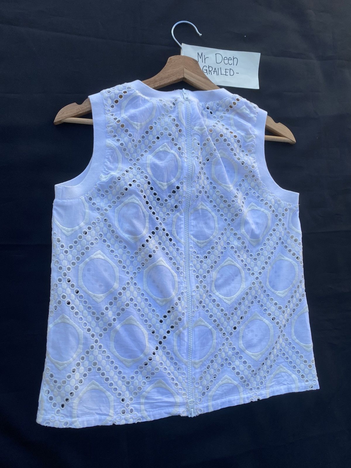 Max Mara Rare Sportmax Embroidered Sleeveless Top Size S / US 4 / IT 40 - 19 Thumbnail