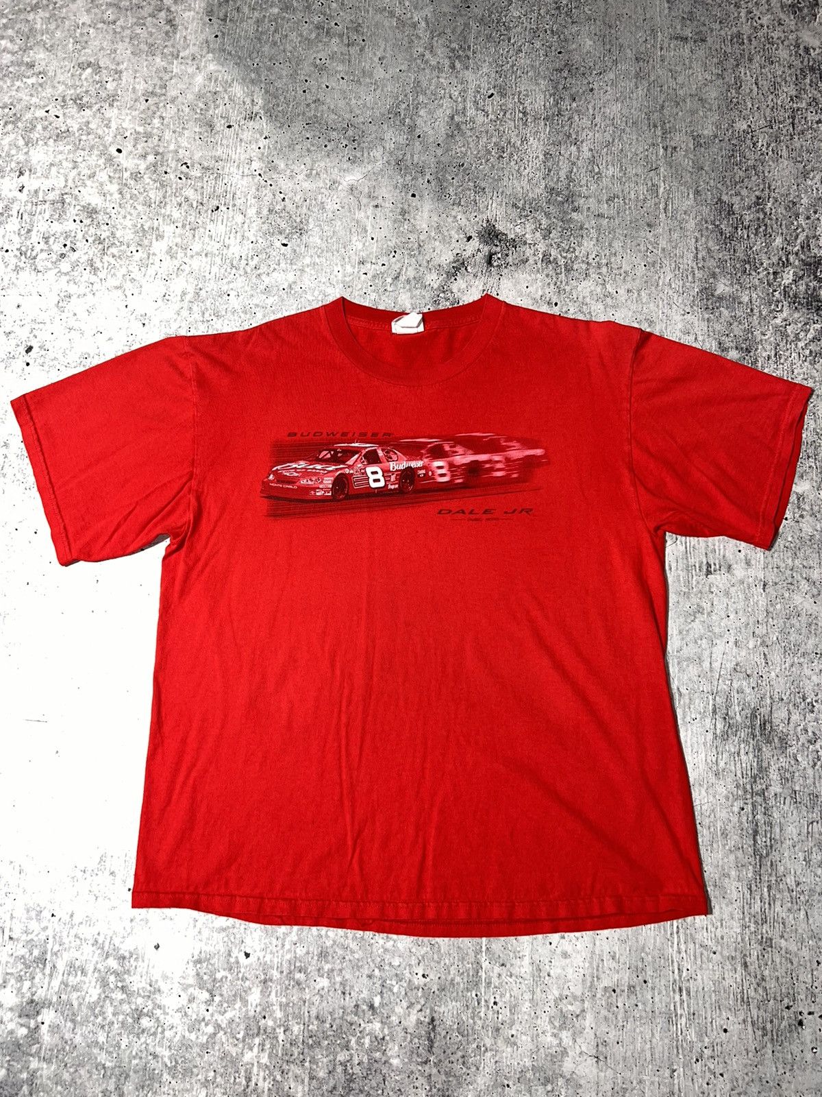 NASCAR Vintage Y2K Dale Earnhardt Jr Graphic Tee Size US XL / EU 56 / 4 - 1 Thumbnail