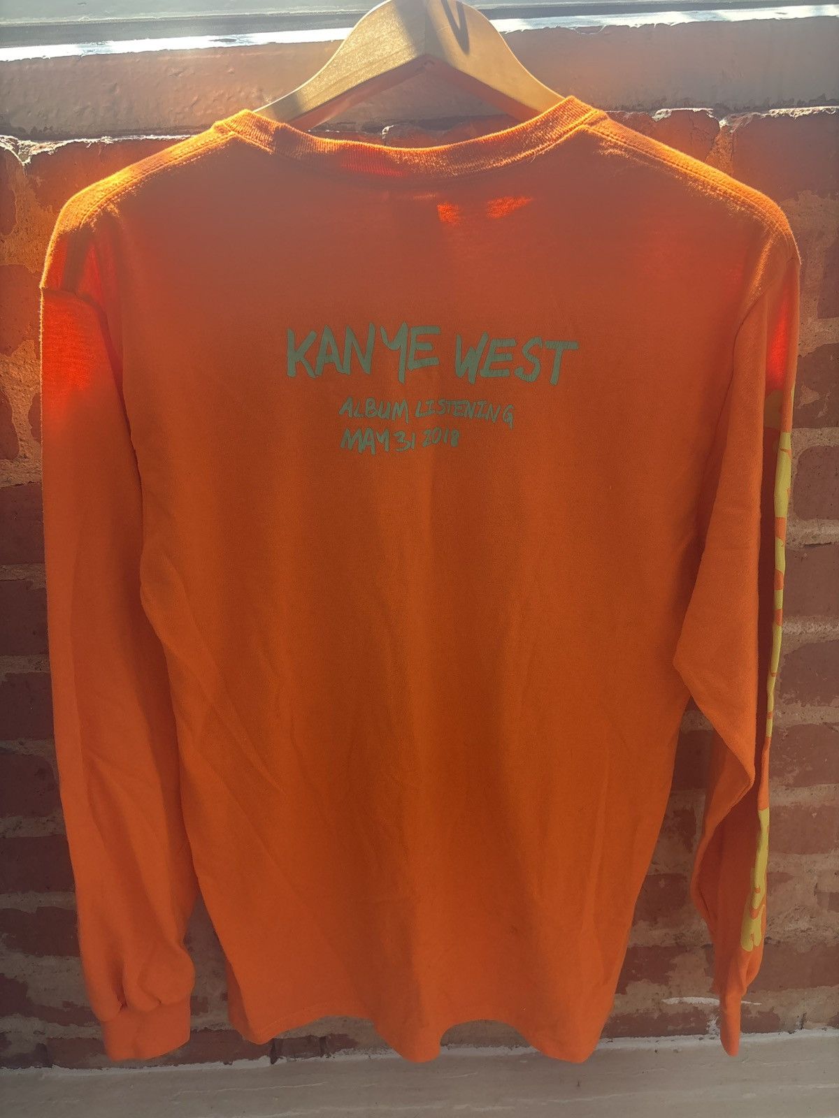 Kanye West Kanye West Ye Wyoming Orange Long Sleeve Shirt Size US M / EU 48-50 / 2 - 2 Thumbnail