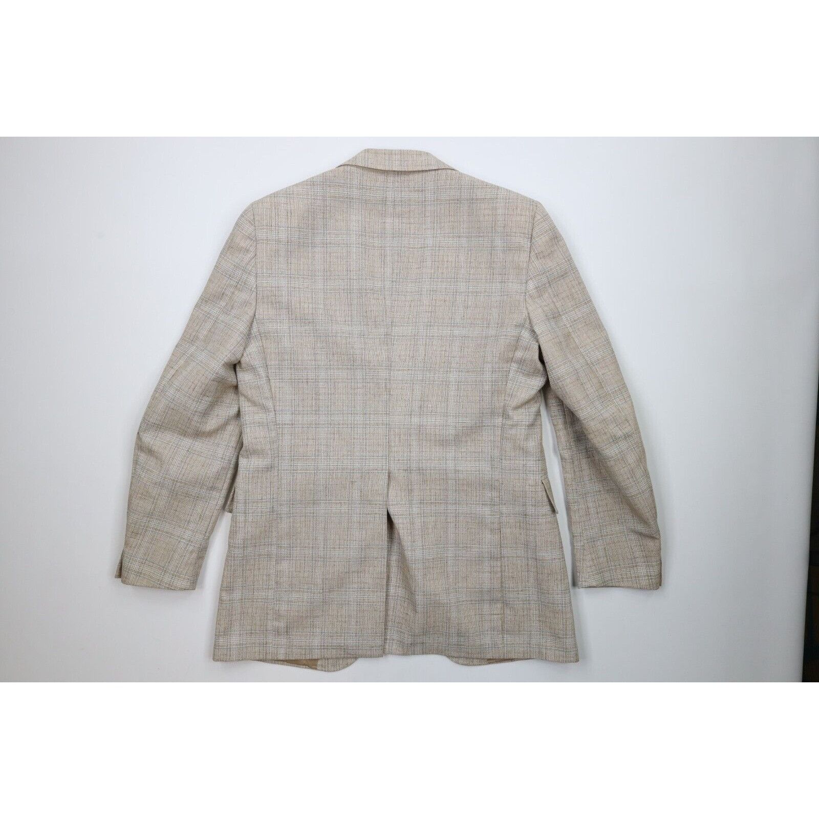 Vintage Vintage 70s Streetwear 3 Piece Wool Suit Wedding Size 42R - 7 Thumbnail