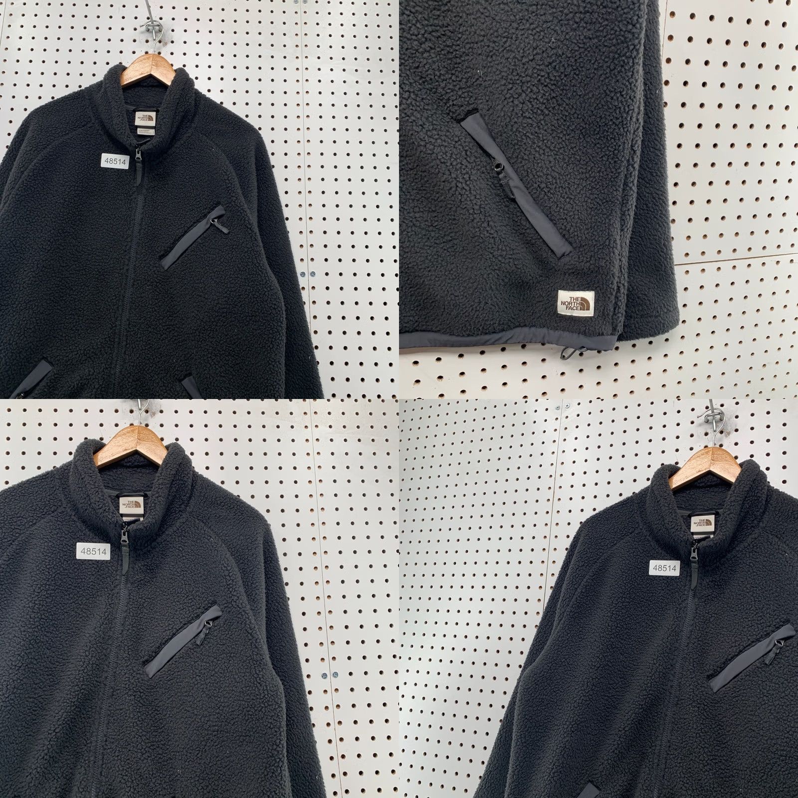 The North Face The North Face Fleece Jacket Mens Large Grey Full Zip Sherpa Deep Pile Size US L / EU 52-54 / 3 - 8 Thumbnail