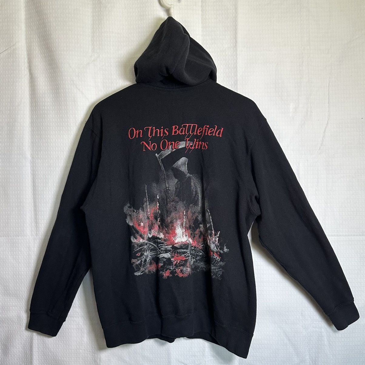 Iron Maiden VTG Iron Maiden Bootleg Hoodie Grim Reaper Canadian Flag L Size US L / EU 52-54 / 3 - 8 Thumbnail