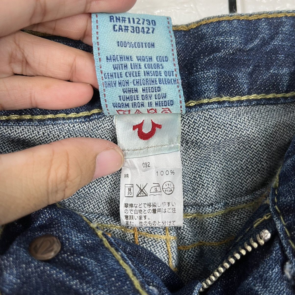 Japanese Brand Vintage True Religion Brand Jeans Patchwork Denim Size 28" / US 6 / IT 42 - 22 Thumbnail