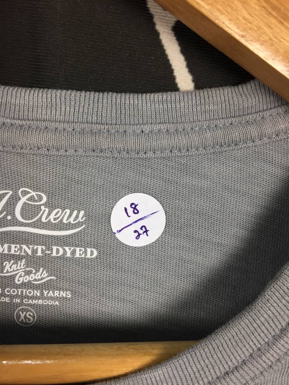 J.Crew × Vintage J.Crew Garment Dye Slub Cotton Yarns Casual Plain Tee Size US XS / EU 42 / 0 - 7 Thumbnail