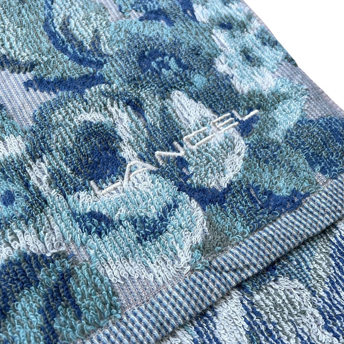 Designer × Lancel × Vintage Lot Of 2 Lancel Paris Designer Floral Long Face Towel Size ONE SIZE - 4 Thumbnail