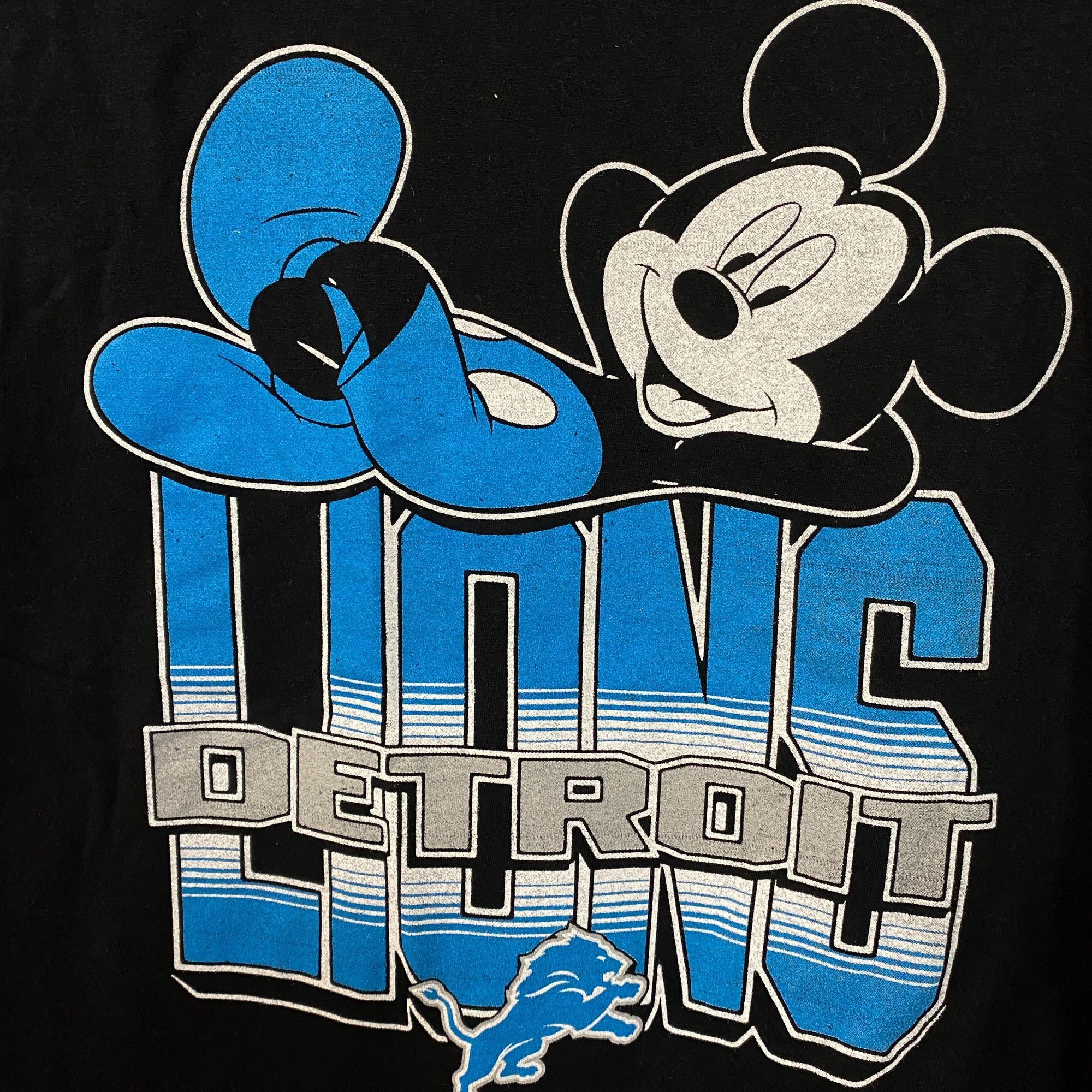 Disney Disney x Junk Food NFL Detroit Lions Mickey Mouse Kick Back Size US XS / EU 42 / 0 - 2 Thumbnail
