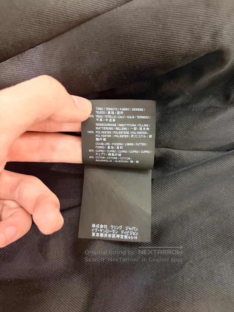 Saint Laurent Paris Saint Laurent Paris Distressed Motorcycle Leather Jacket i Size US M / EU 48-50 / 2 - 6 Thumbnail