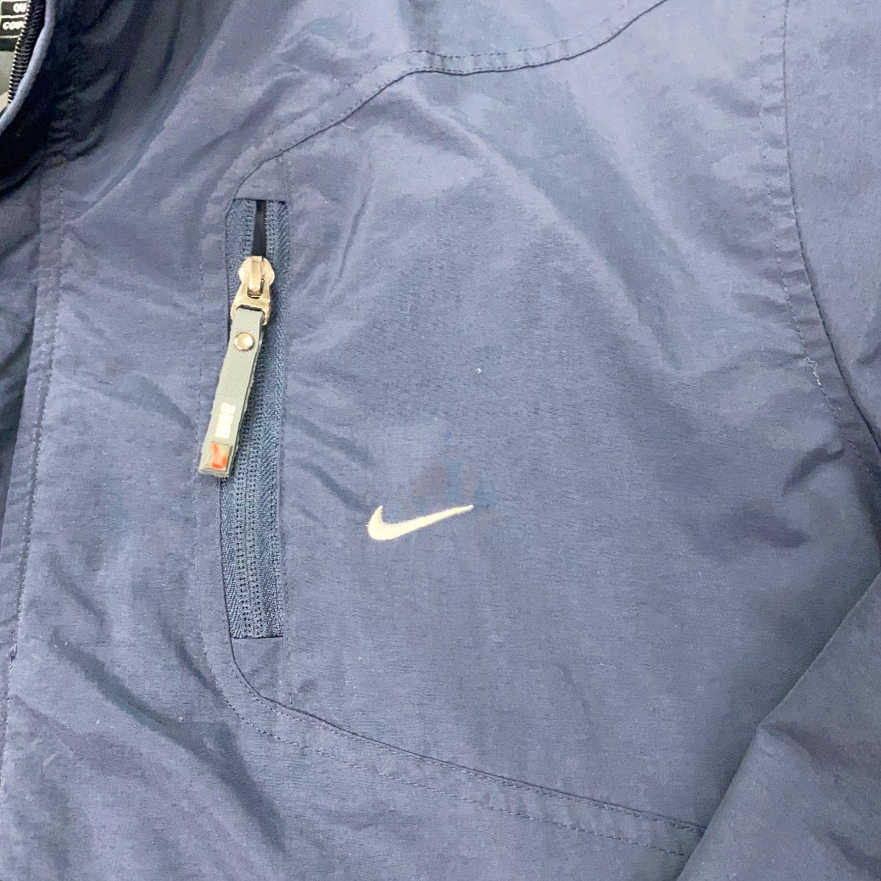Nike VINTAGE Nike ACG Jacket Mens 2XL Blue Bomber Full Zip Hooded 90s Outdoor All Seasons Pockets Size US XXL / EU 58 / 5 - 2 Thumbnail