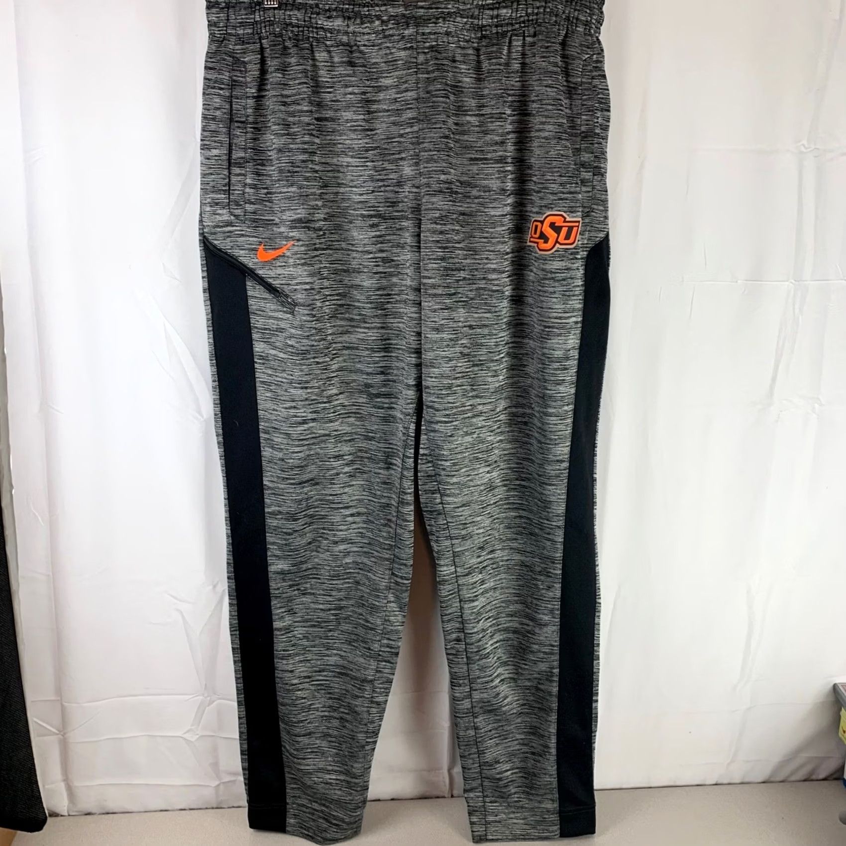 Nike Nike Joggers Mens 4XL Grey OSU Cowboys Dri-FIT AA8976-010 Size US 39 - 2 Thumbnail