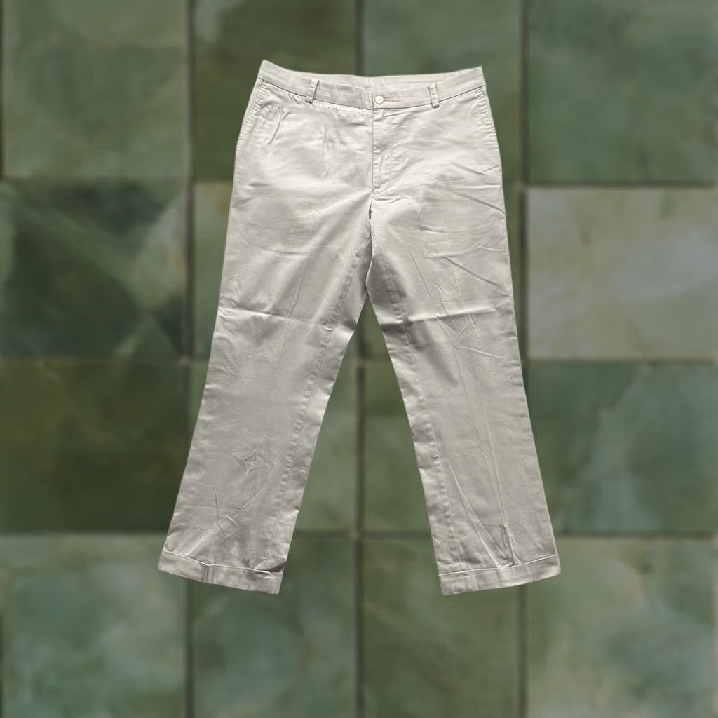 Southern Tide Southern Tides Khakis Pants Mens 35x30 Beige Solid Flat Front Zip Button Twill Casual Dress Pants Size US 35 - 1 Thumbnail