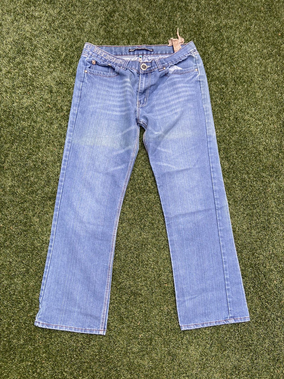 Vintage VTG 00’s / Y2K Embroidered Dagger Mens Jeans Size US 30 / EU 46 - 5 Thumbnail