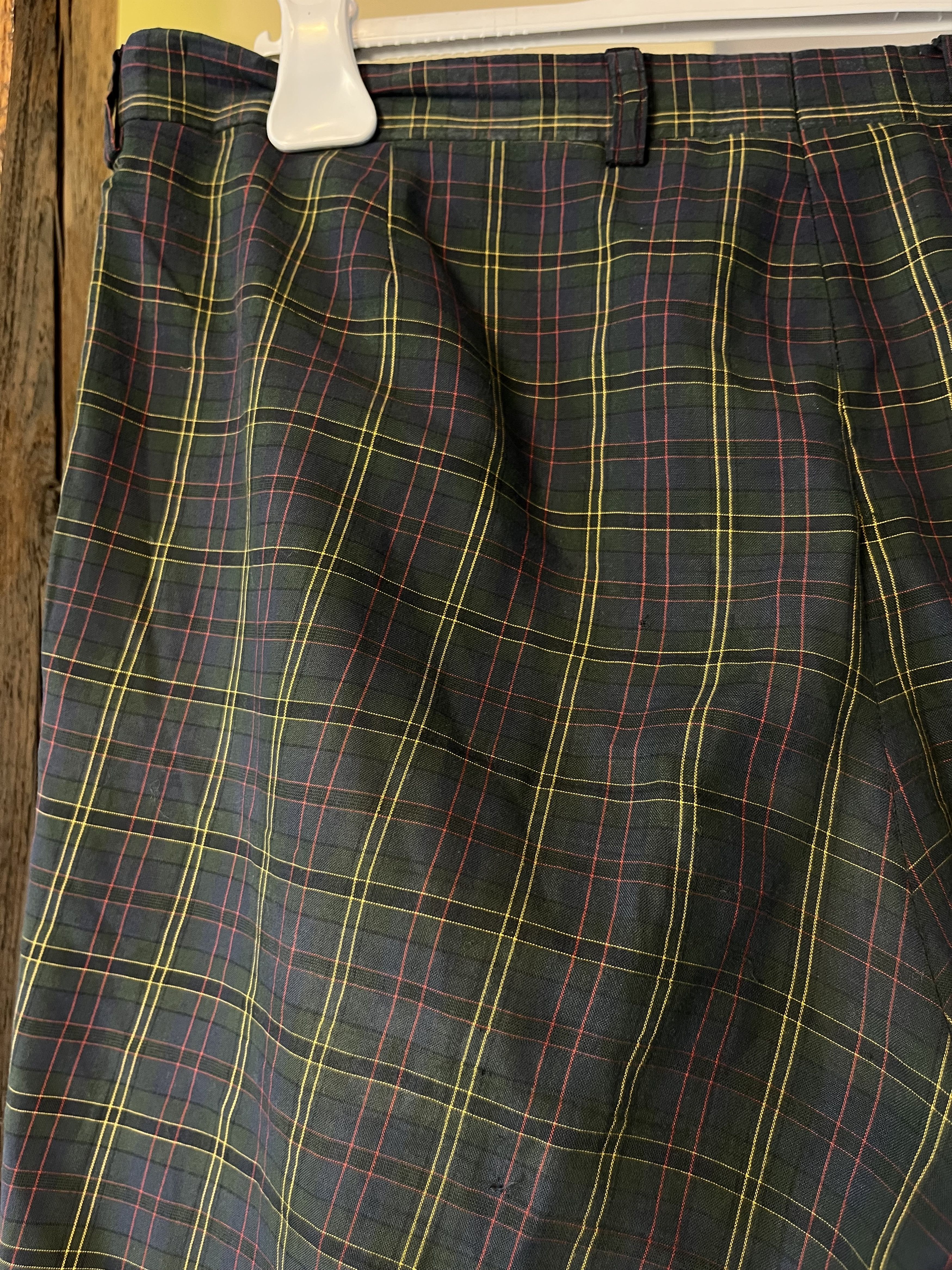 Lacoste Vintage 90s Lacoste Old Money Checked Pants Size US 36 / EU 52 - 6 Thumbnail