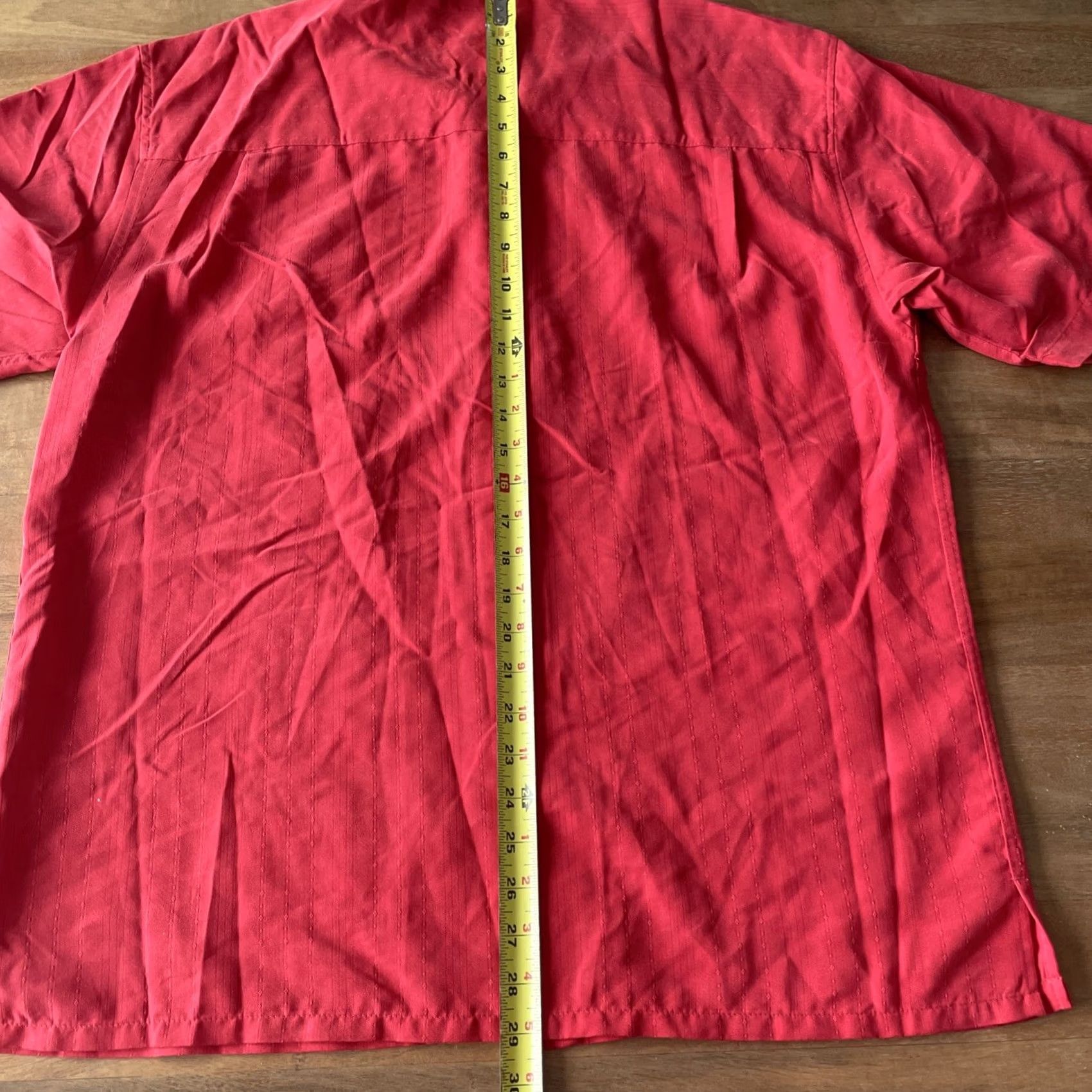 Vintage VINTAGE Bamboo Cay Shirt Mens Medium Relaxed Red Embroidered Palm Tree Hawaiian 90s Size US M / EU 48-50 / 2 - 6 Thumbnail