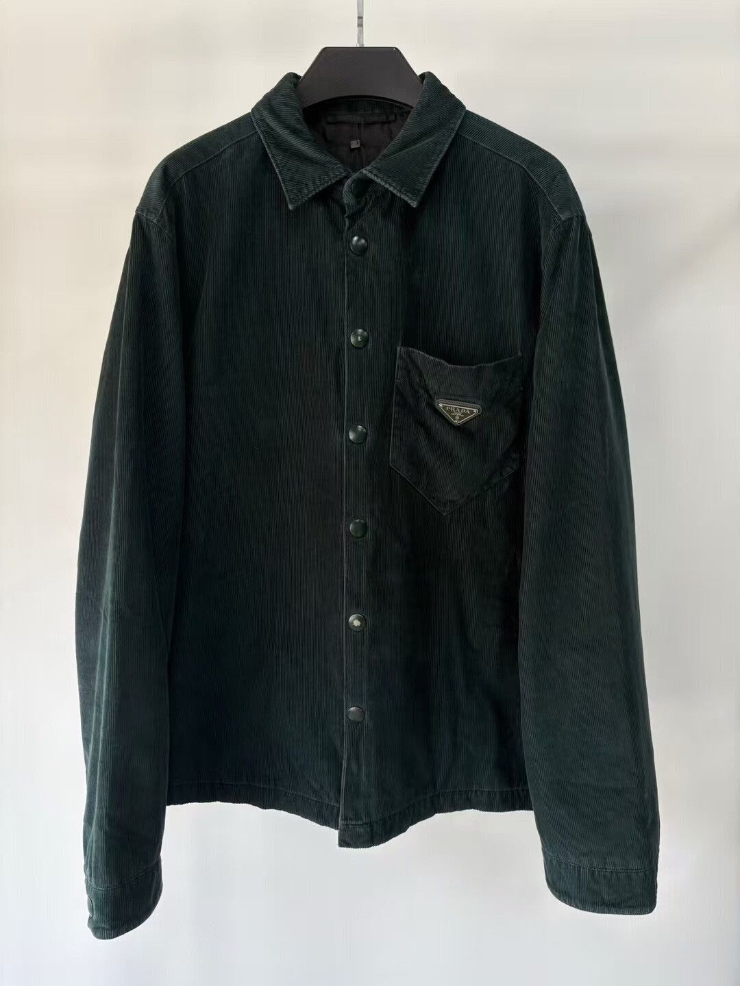 Prada Prada Triangle Logo Corduroy Jacket Size US L / EU 52-54 / 3 - 1 Thumbnail
