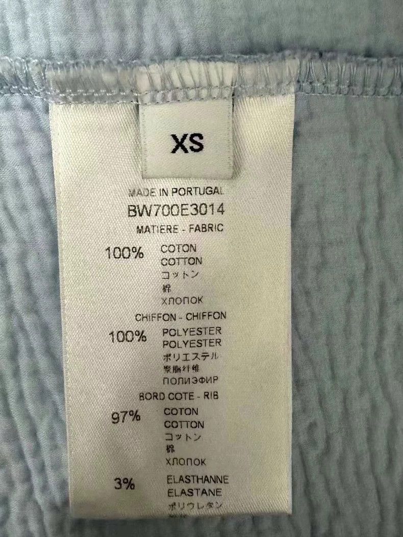 Givenchy Givenchy Foggy Blue Ripped Letter Hoodie Size US XS / EU 42 / 0 - 5 Thumbnail