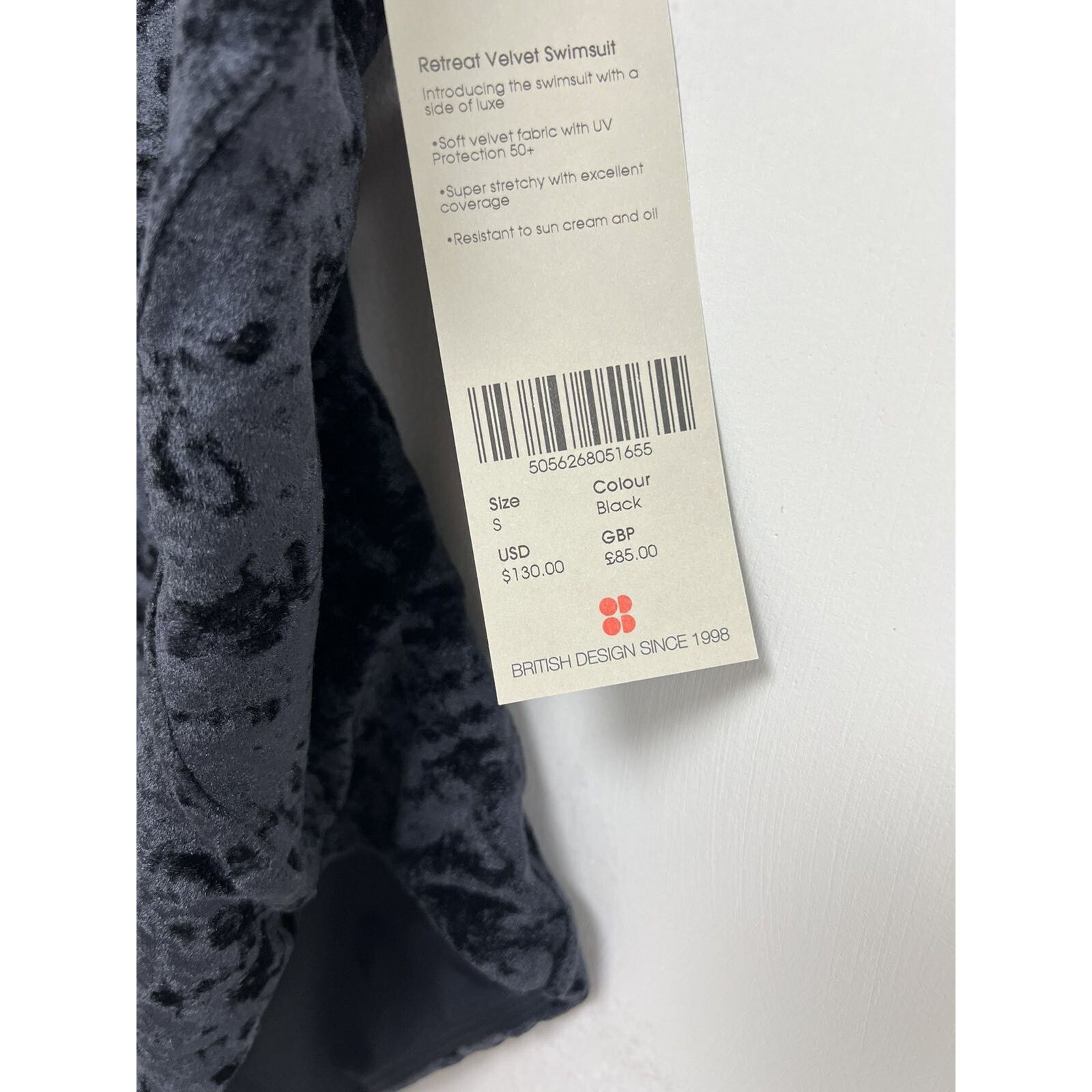 Sweaty Betty SWEATY BETTY Retreat Women Swimwear Black Streche S A000015 Size ONE SIZE - 4 Thumbnail