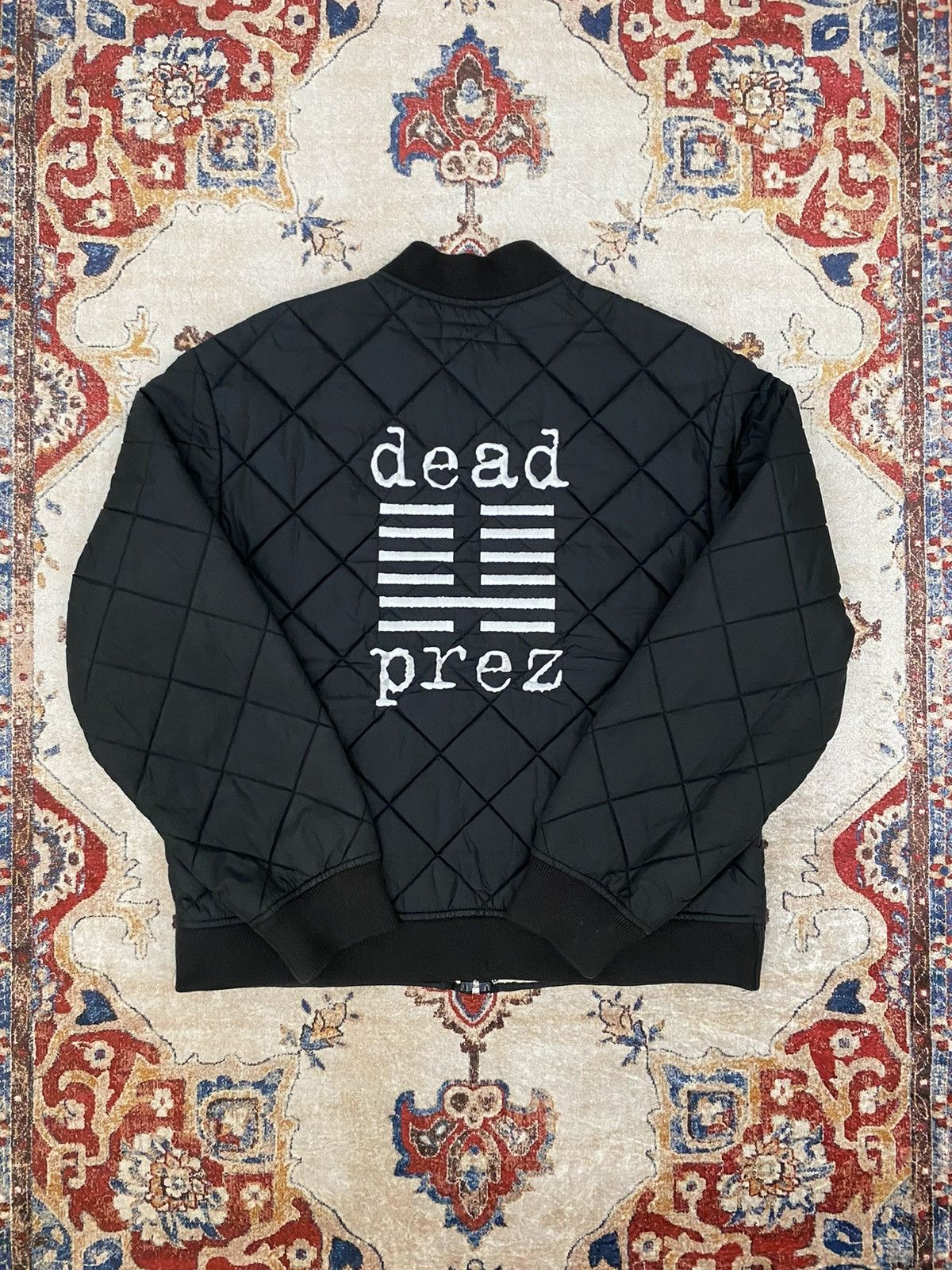 Supreme Supreme x Dead Prez Quilted Work Jacket - Black | Grailed