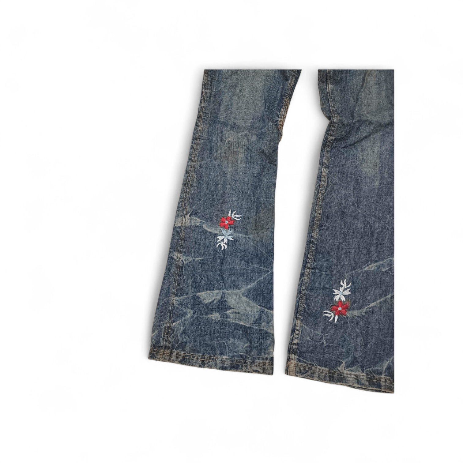 Antik Denim Vintage Y2K Antik Denim Embroidered Tiger & Dragon Flare Size US 30 / EU 46 - 6 Thumbnail