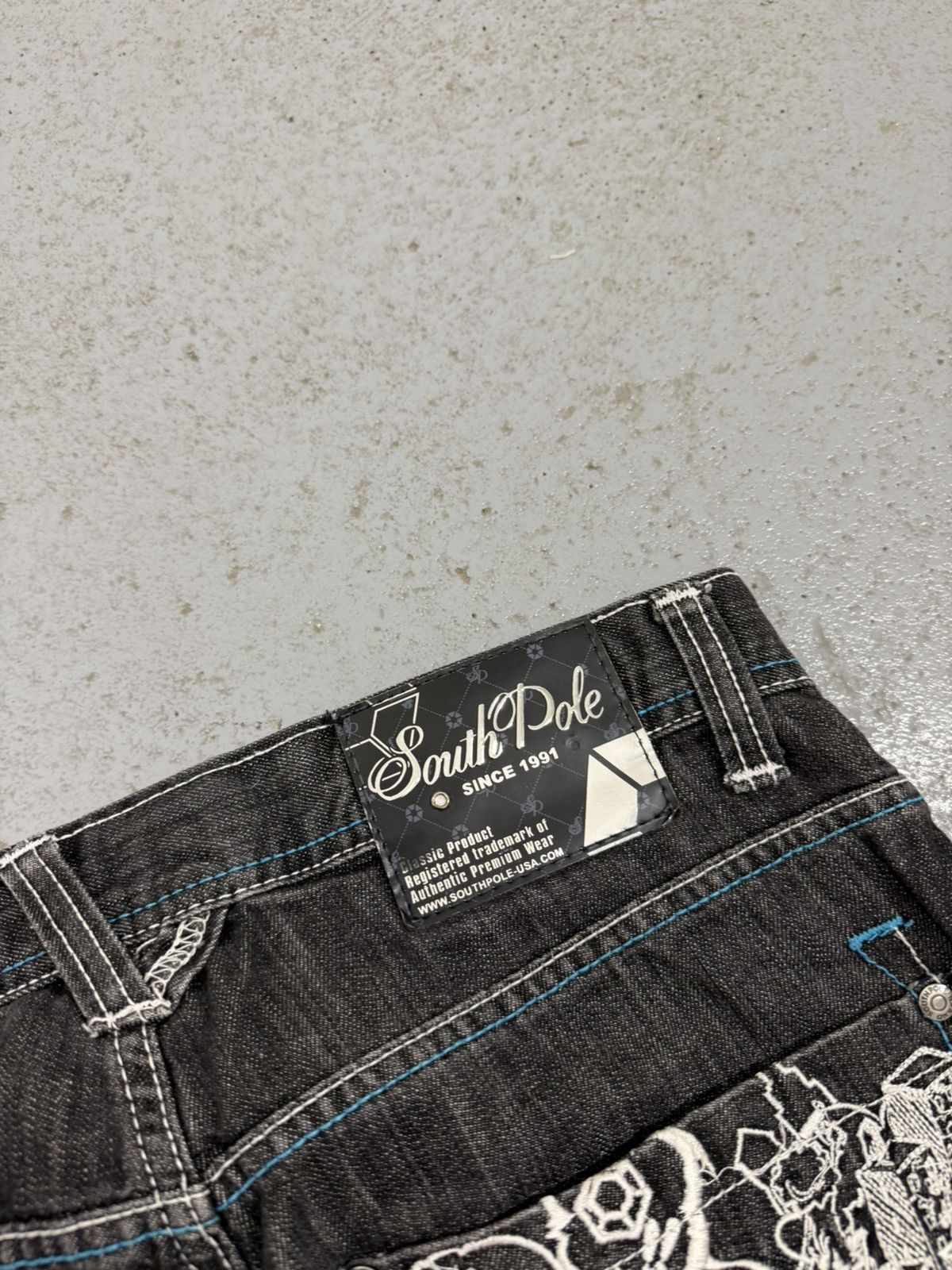 Southpole Vintage Southpole Comic Embroidered Logo Skate Y2K Jeans Size US 32 / EU 48 - 6 Thumbnail